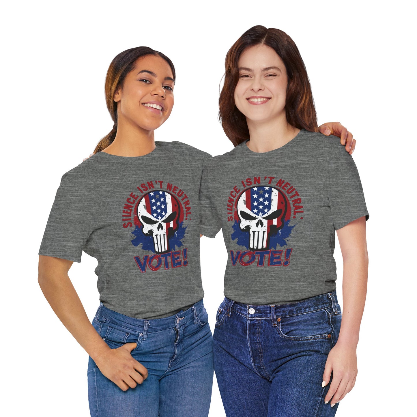 Silence Isn’t Neutral. Vote! - Unisex Jersey Short Sleeve Tee (Bold)