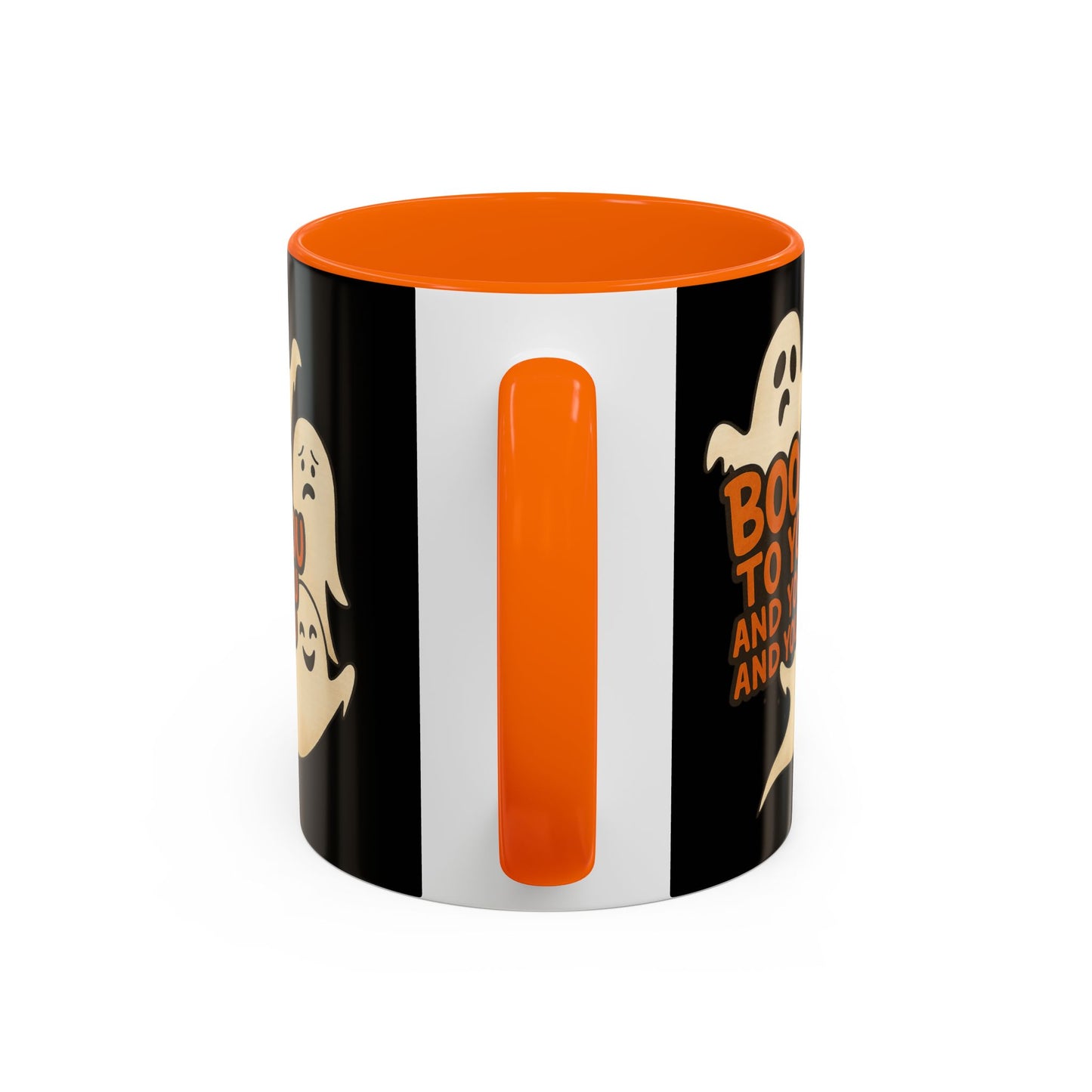 BOO TO YOU AND YOU AND YOU, - Accent Coffee Mug (11, 15oz)