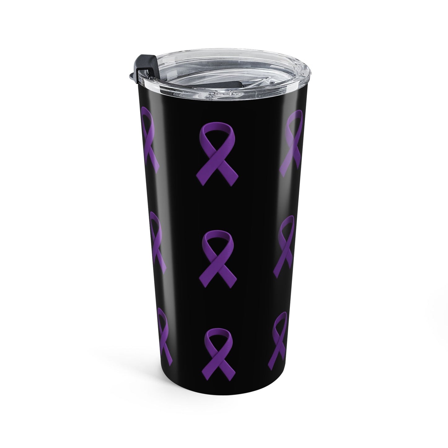 Domestic Violence Awareness Month Purple Ribbon Tumbler β 20oz Empowerment Edition