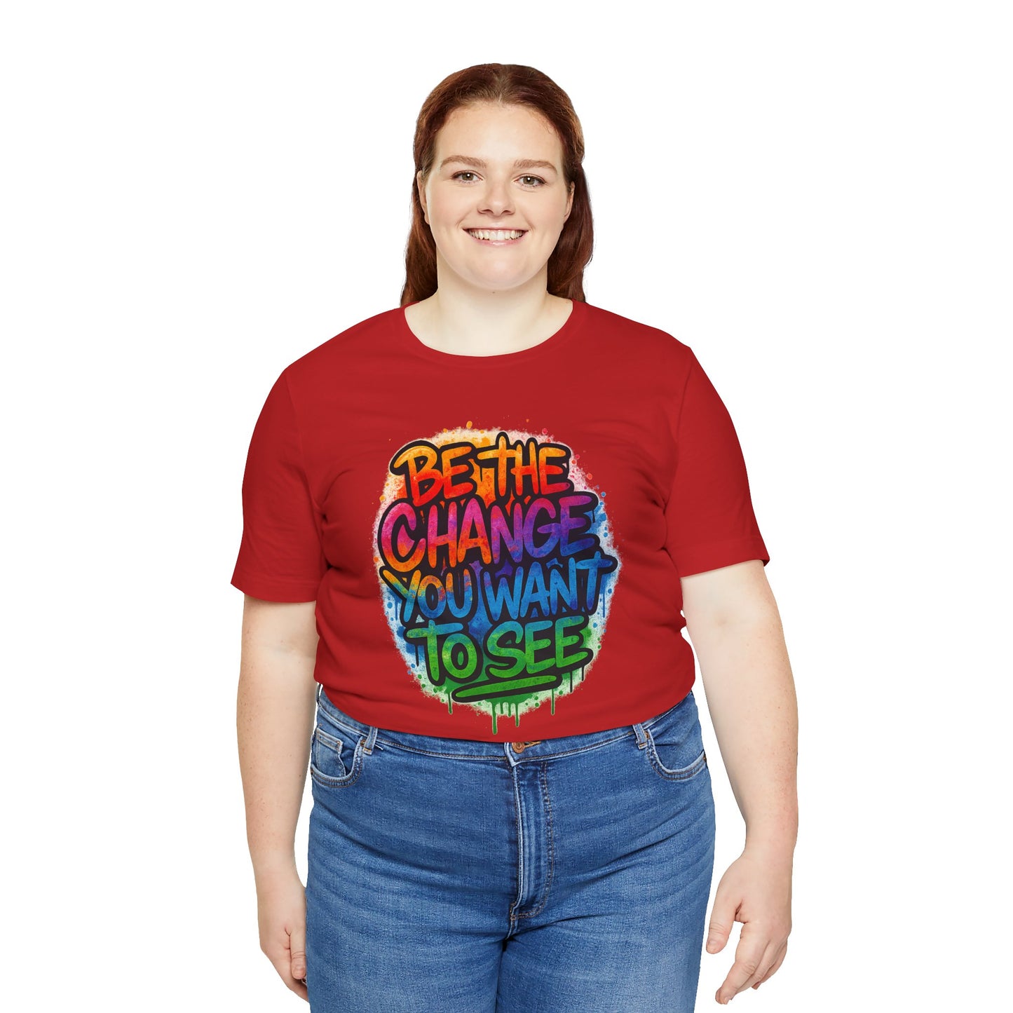 Be The Change - Unisex Jersey Short Sleeve Tee