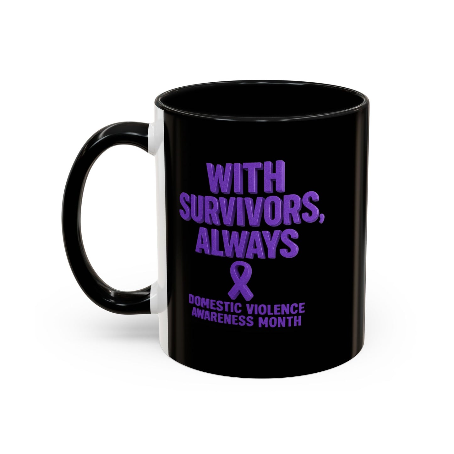 With Survivors Always, Ribbons - Mug (11, 15oz)