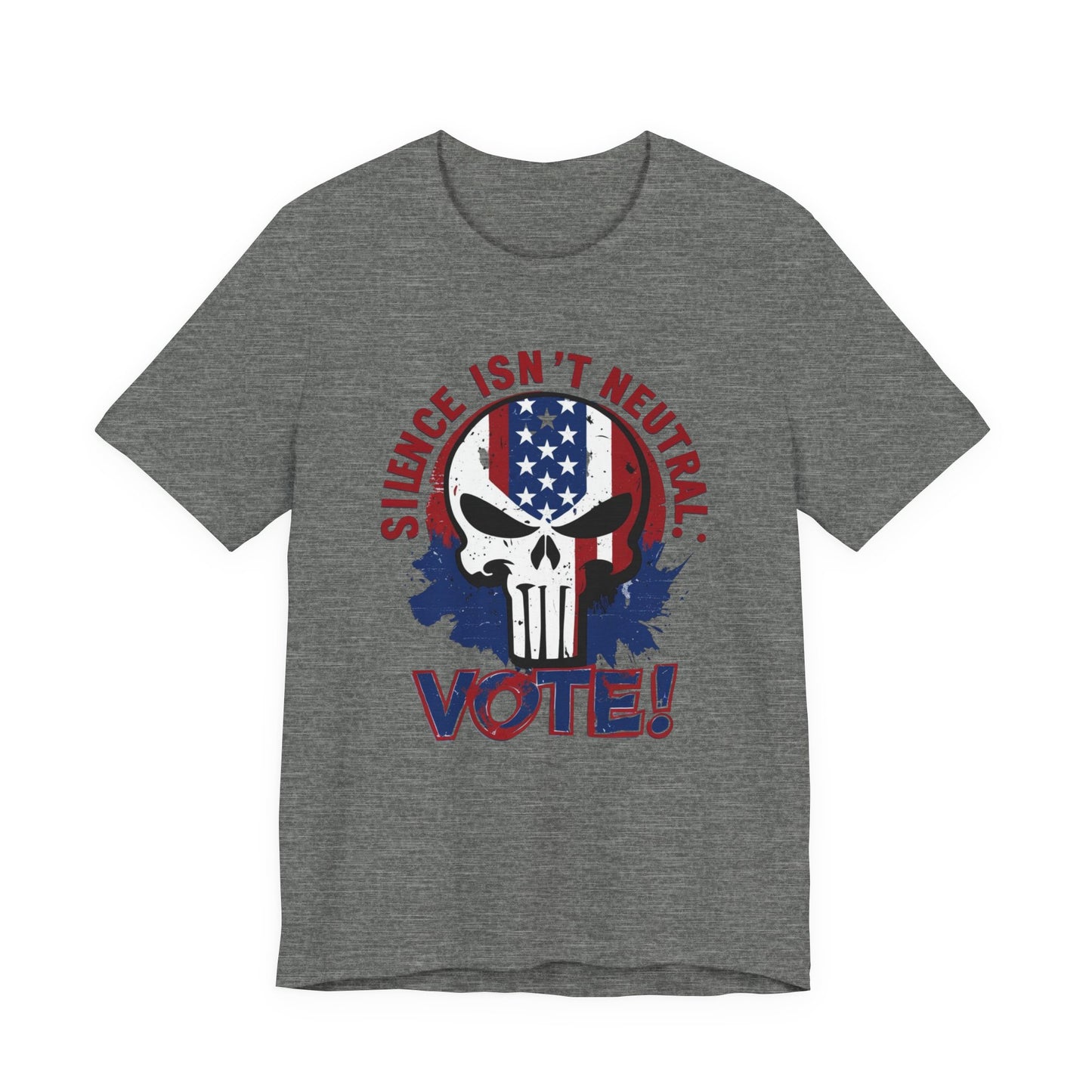 Silence Isn’t Neutral. Vote! - Unisex Jersey Short Sleeve Tee (Bold)