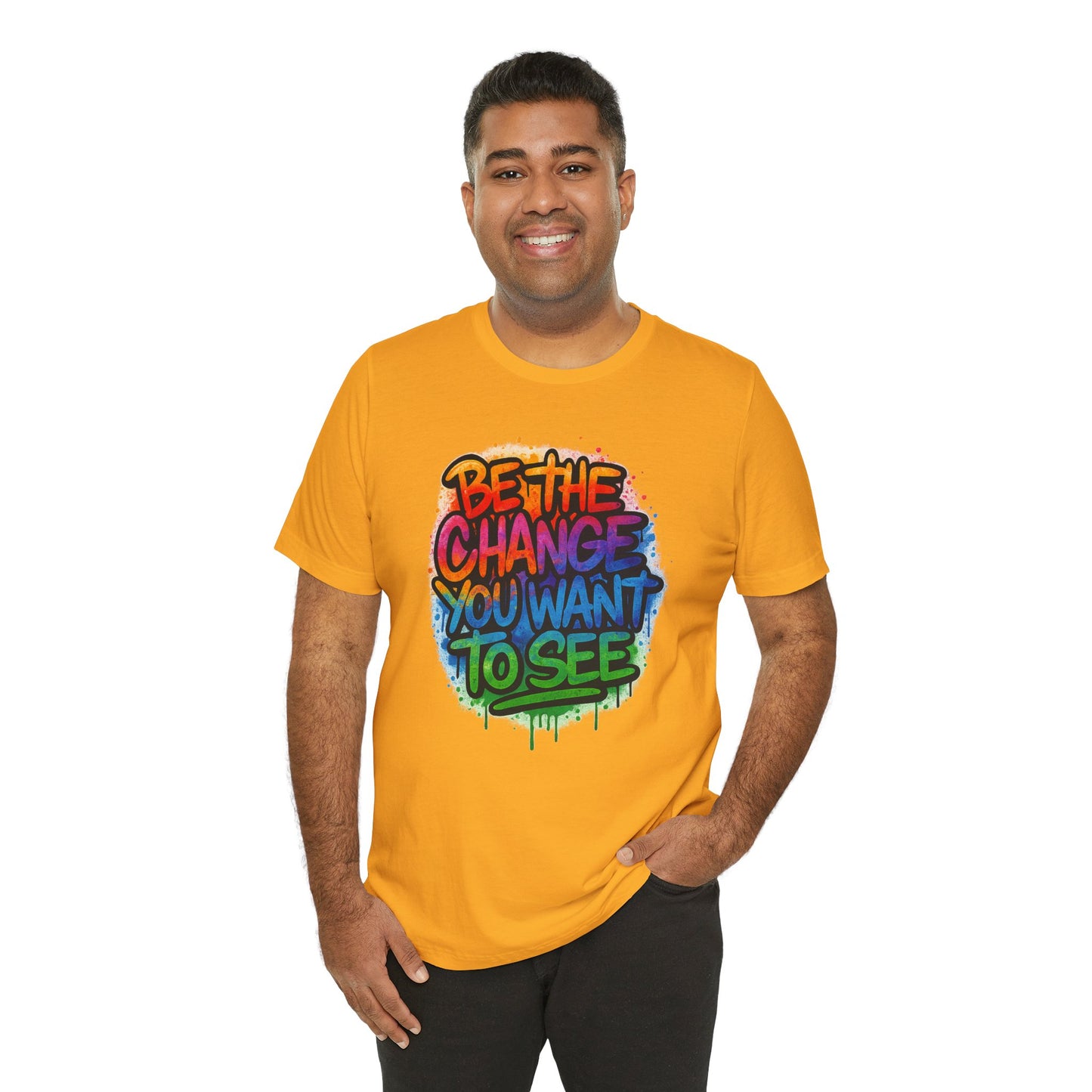 Be The Change - Unisex Jersey Short Sleeve Tee