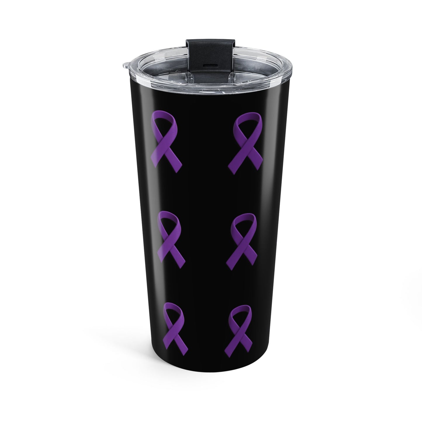 Domestic Violence Awareness Month Purple Ribbon Tumbler β 20oz Empowerment Edition