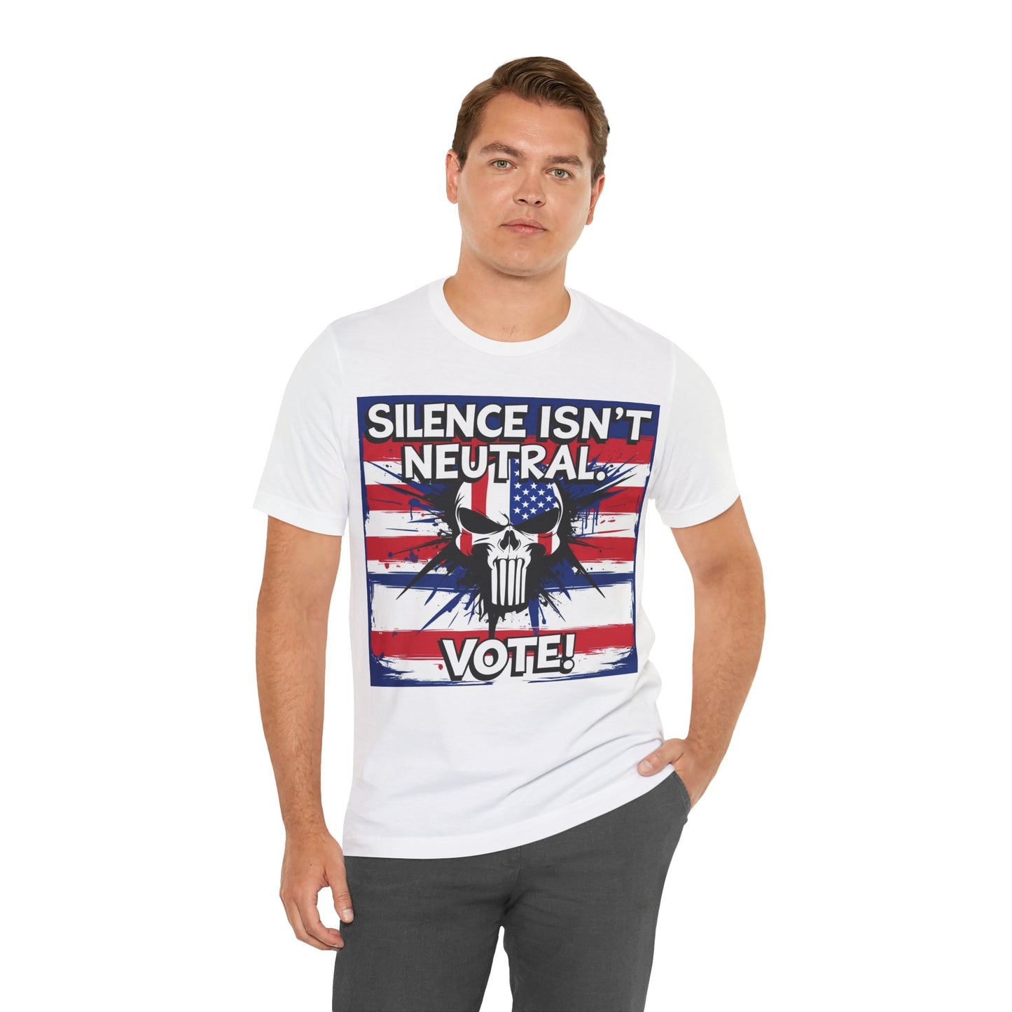 Silence Isn't Neutral. Vote! - Unisex Jersey Short Sleeve Tee