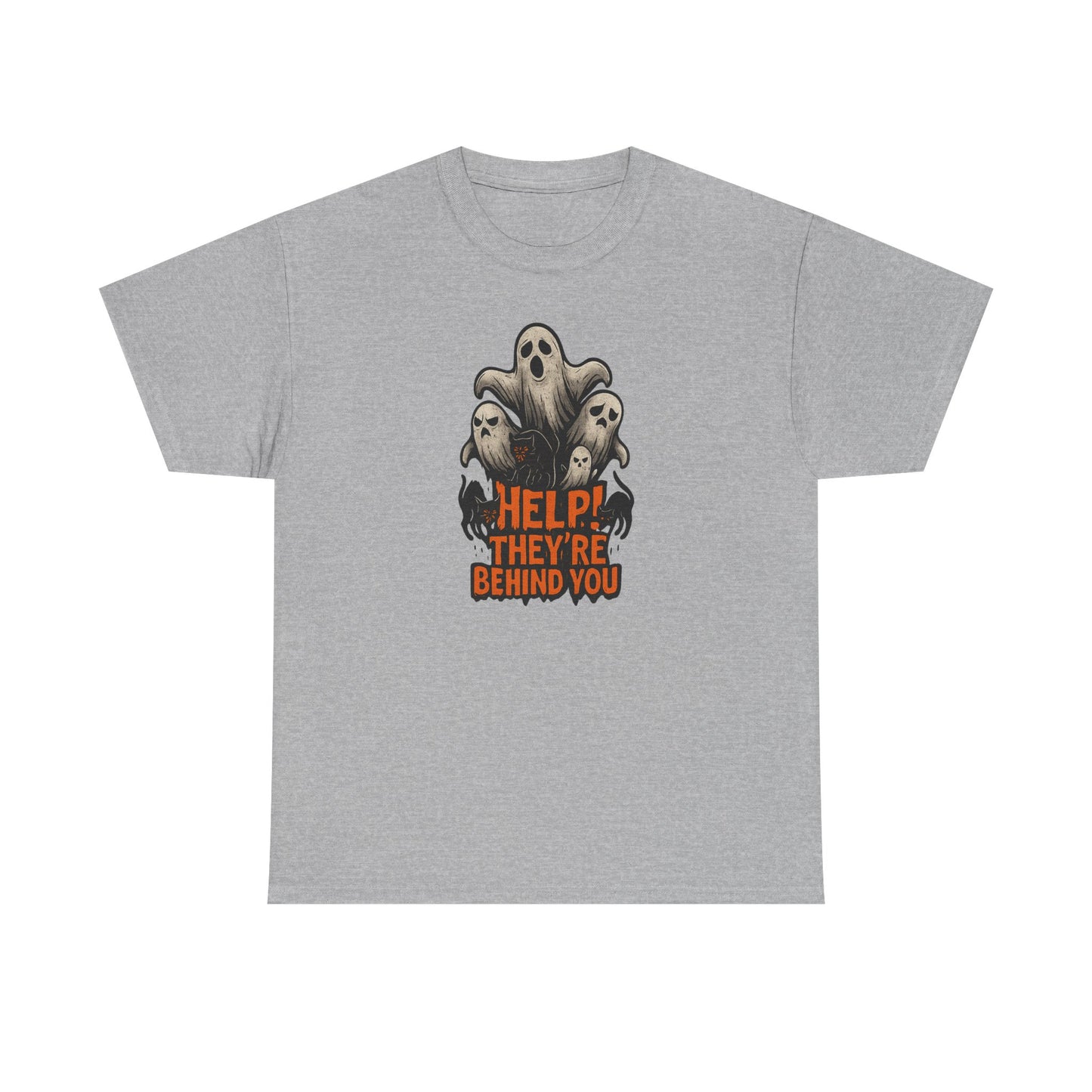 "Help! They're Behind You" Halloween Unisex Tee