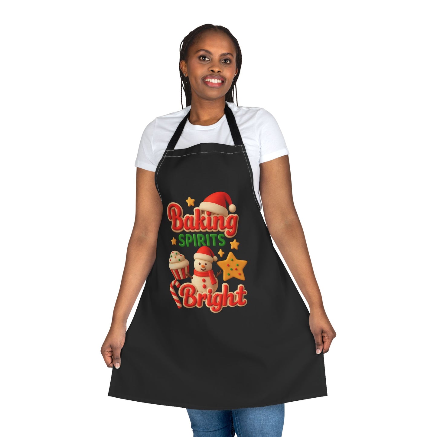 "Baking Spirits Bright" Holiday Apron