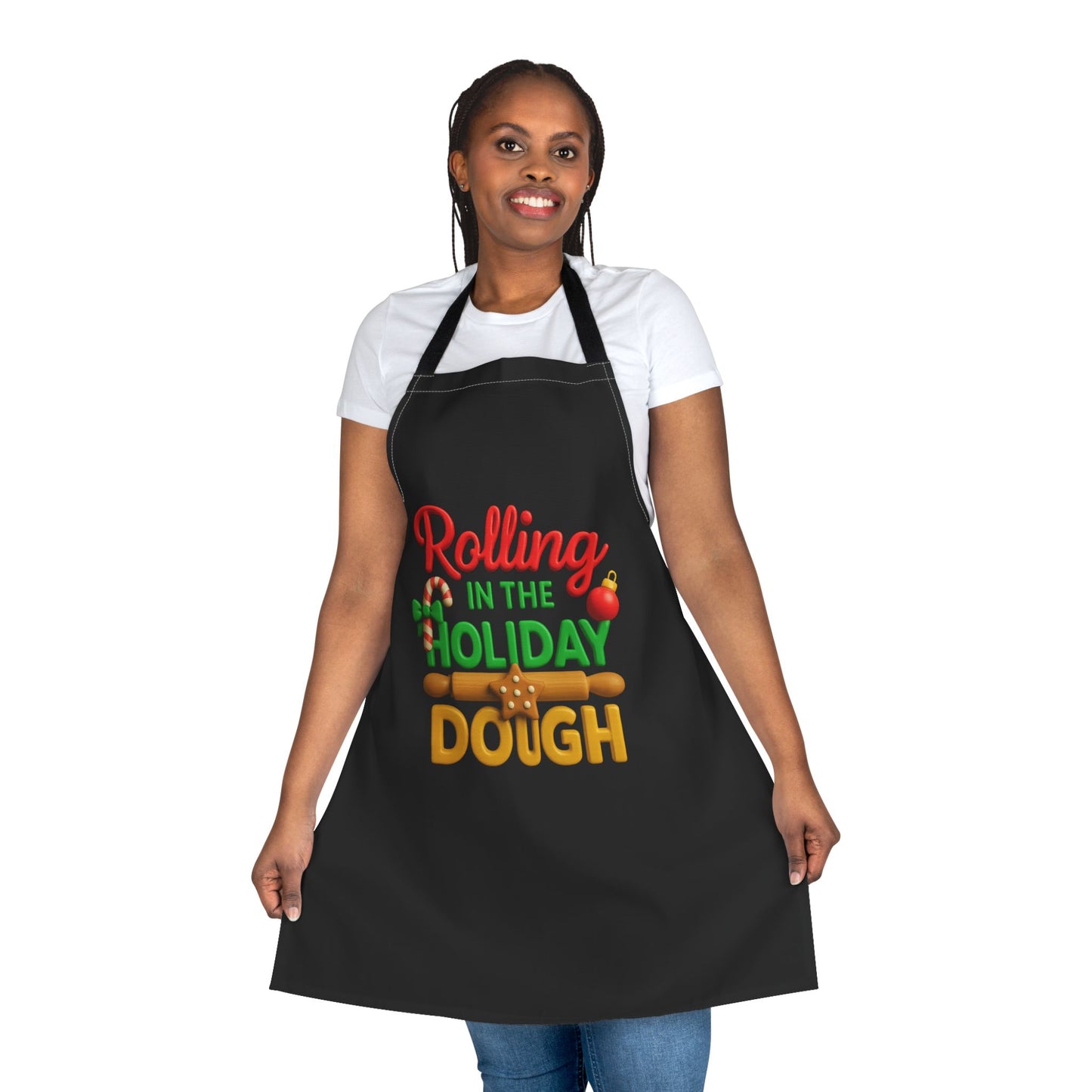 "Rolling in the Holiday Dough" Holiday Apron