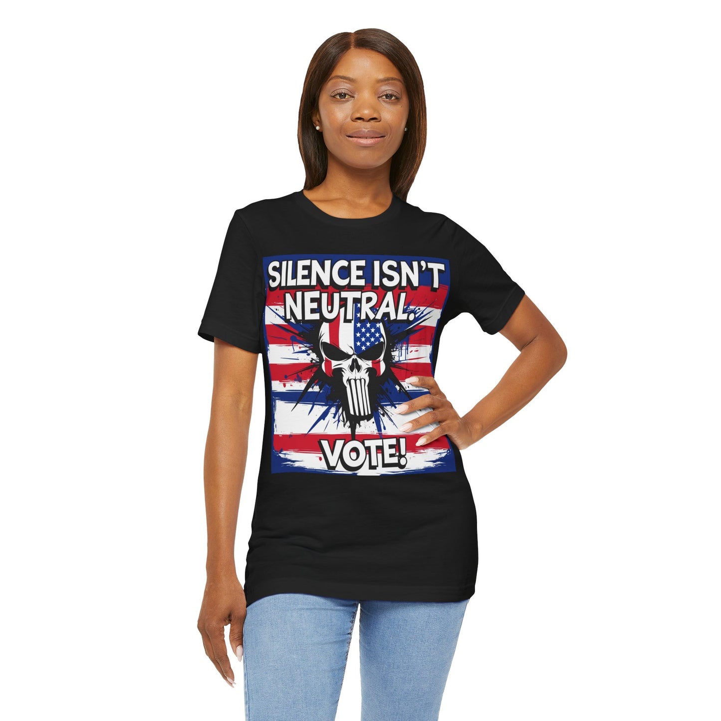 Silence Isn't Neutral. Vote! - Unisex Jersey Short Sleeve Tee