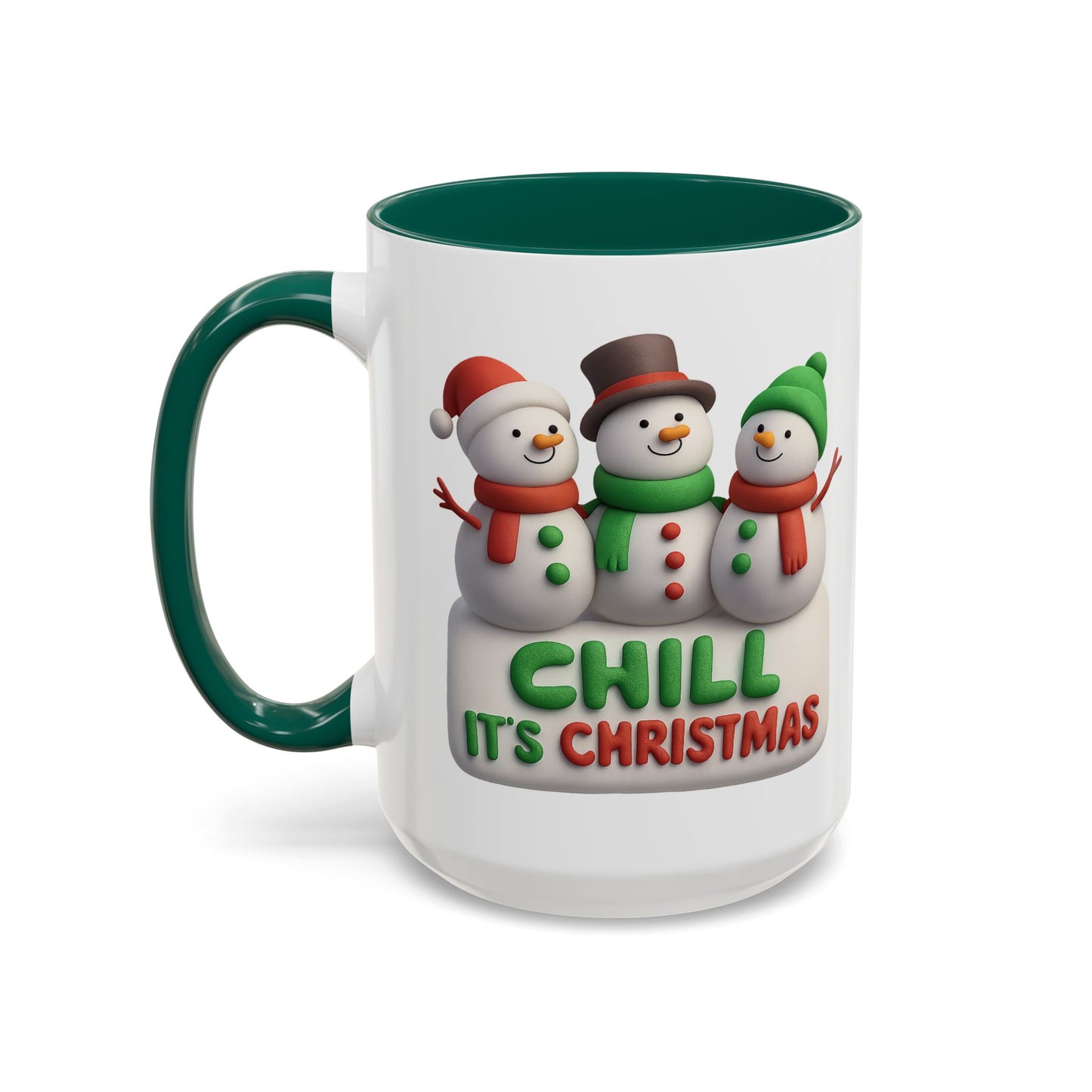 "Chill It's Christmas" Accent Mug