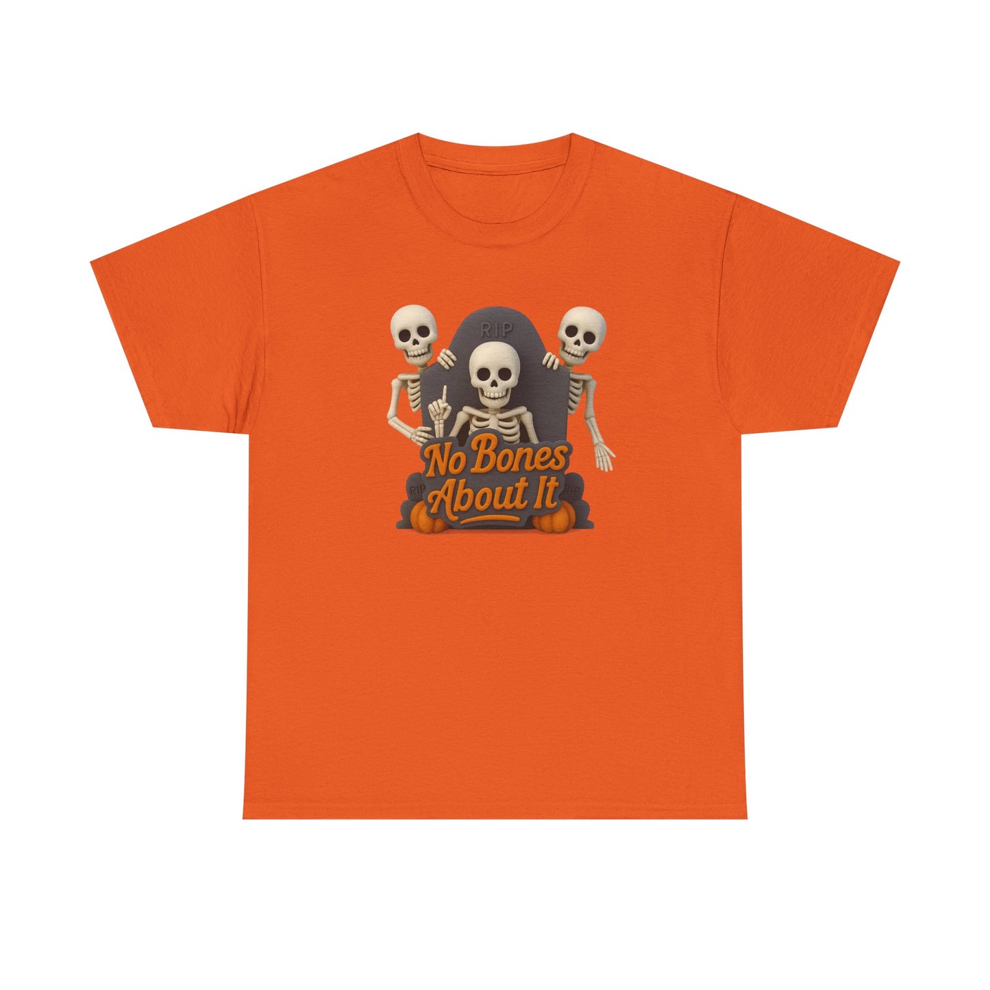 "No Bones About It" Halloween Unisex Tee