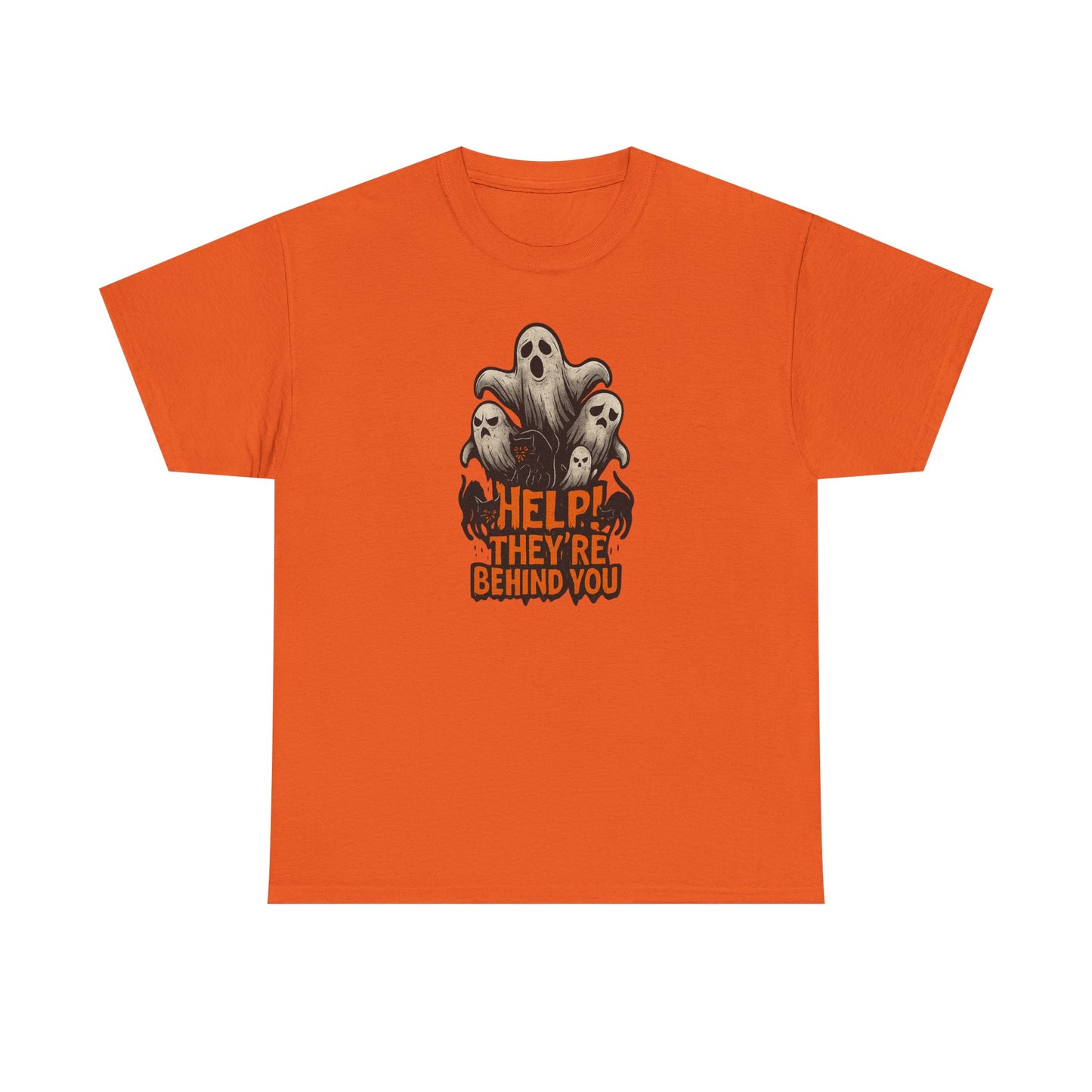 "Help! They're Behind You" Halloween Unisex Tee