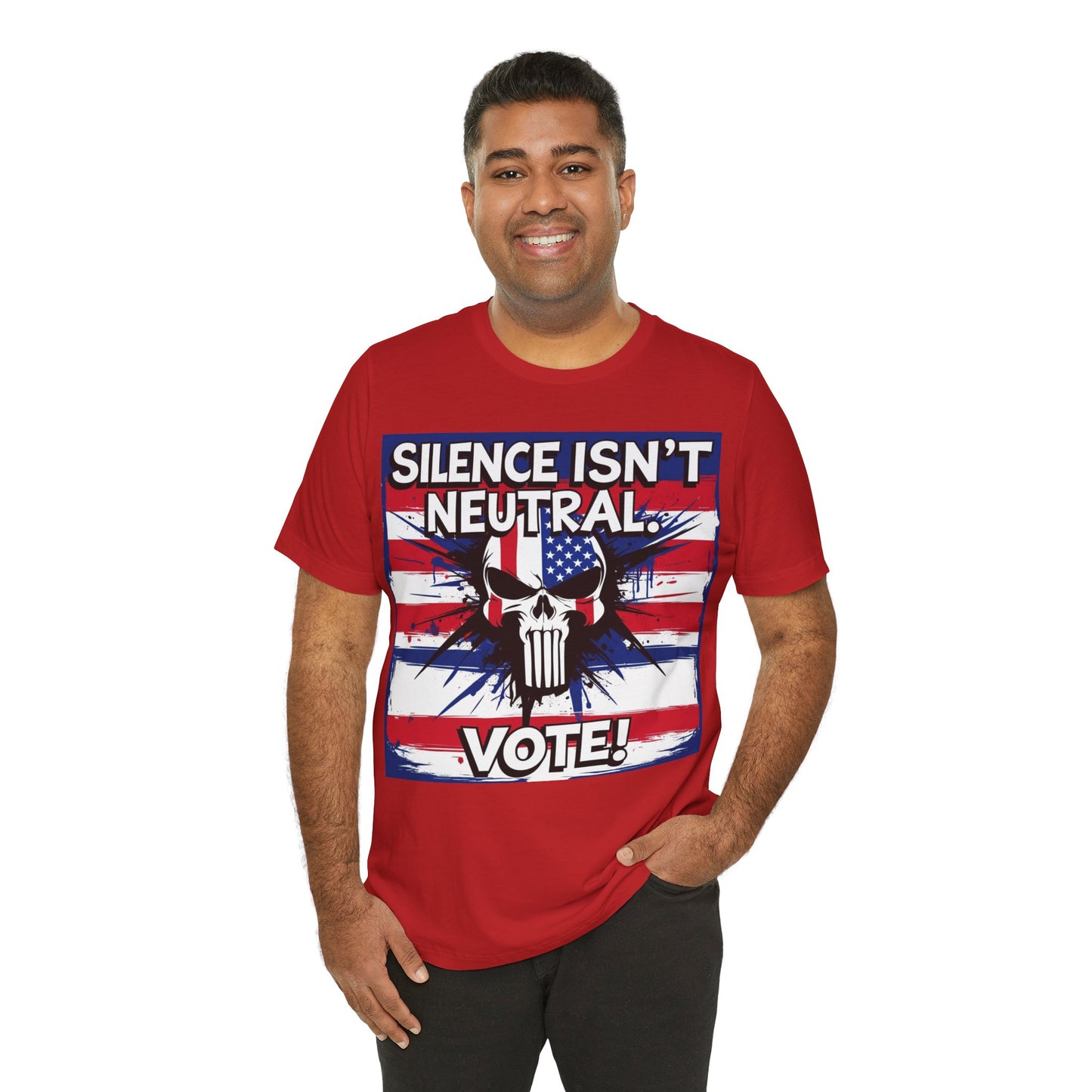 Silence Isn't Neutral. Vote! - Unisex Jersey Short Sleeve Tee