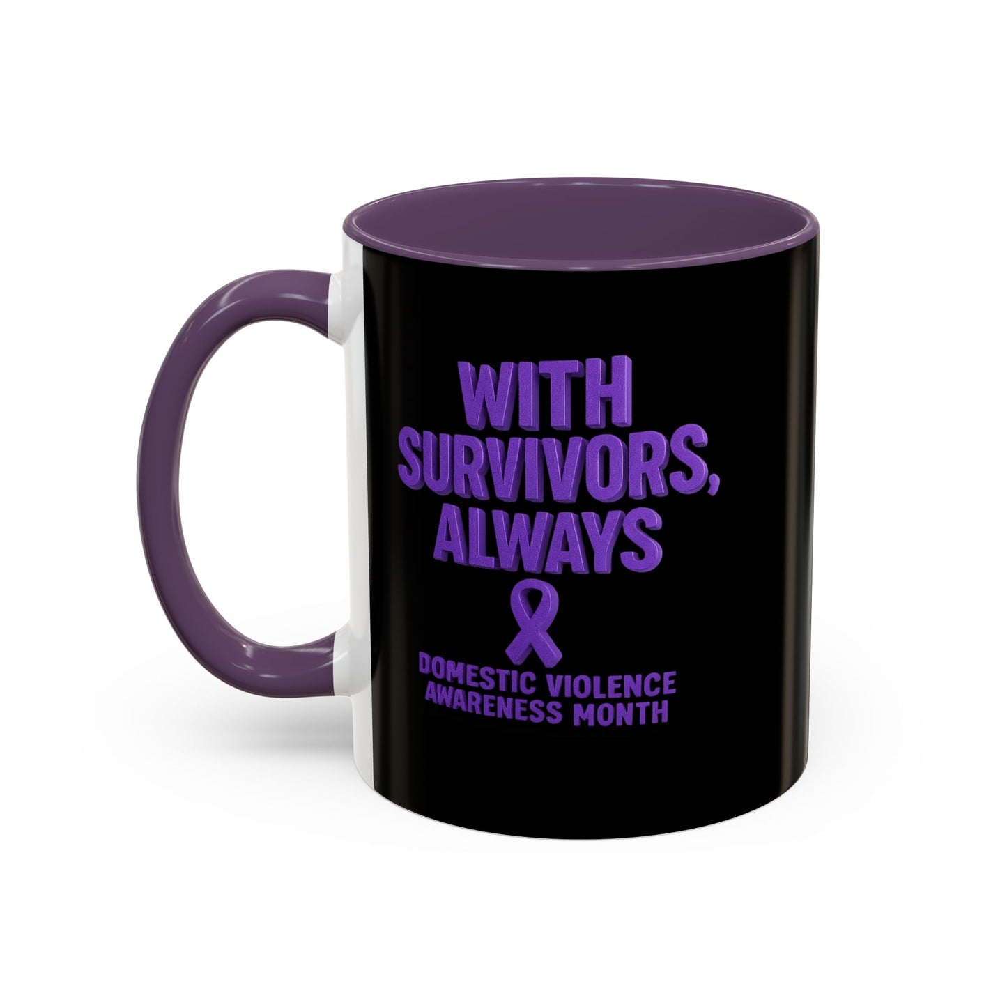 With Survivors Always, Ribbons - Mug (11, 15oz)