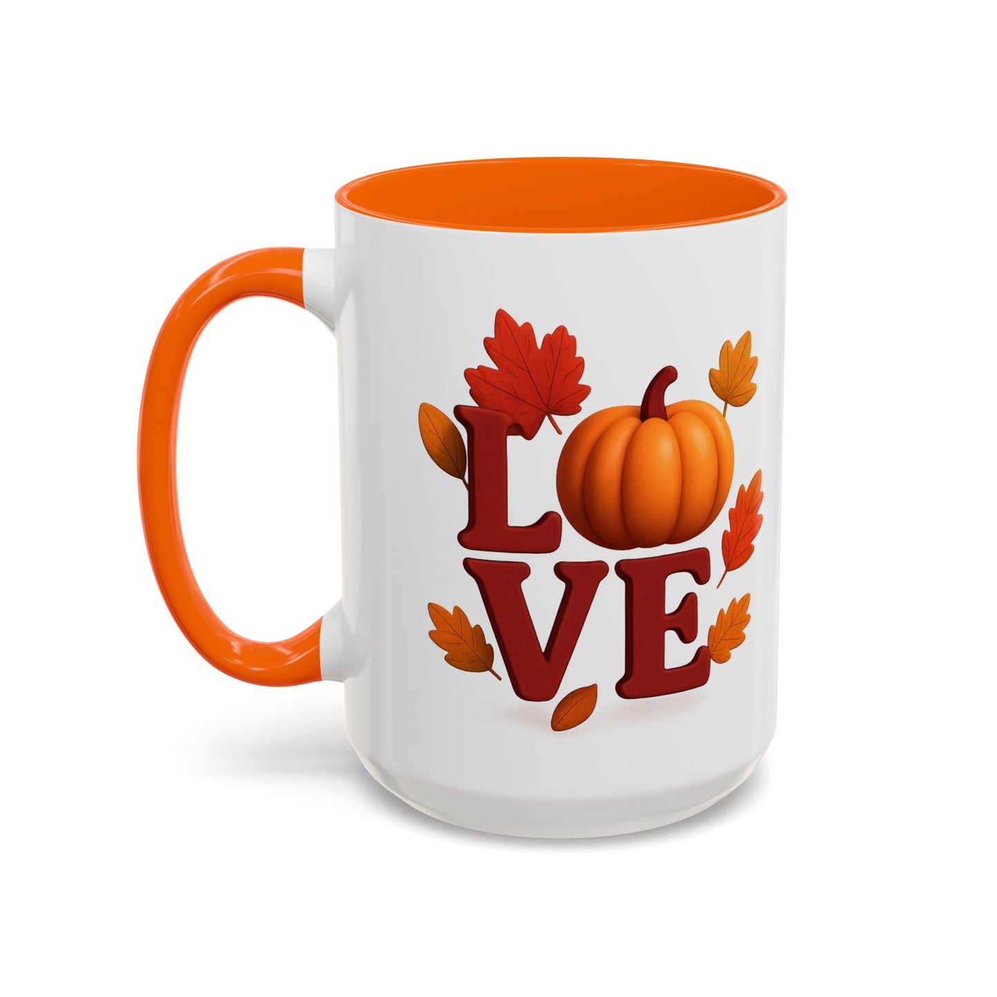 "Love" Fall Accent Coffee Mug