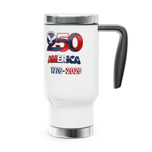 America 250th Legacy Eagle Sweatshirt + Travel Mug Bundle