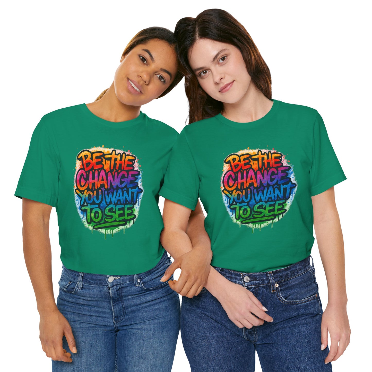 Be The Change - Unisex Jersey Short Sleeve Tee