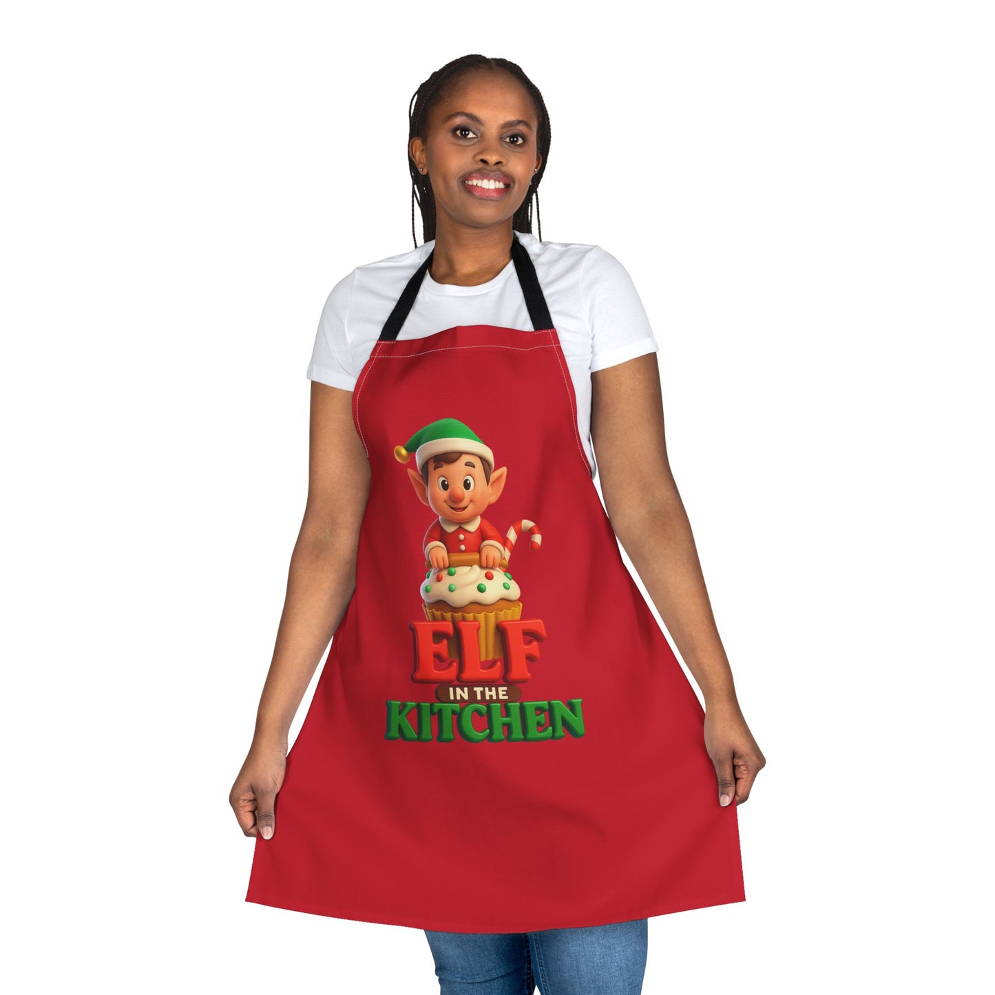 "Elf In The Kitchen" Holiday Apron