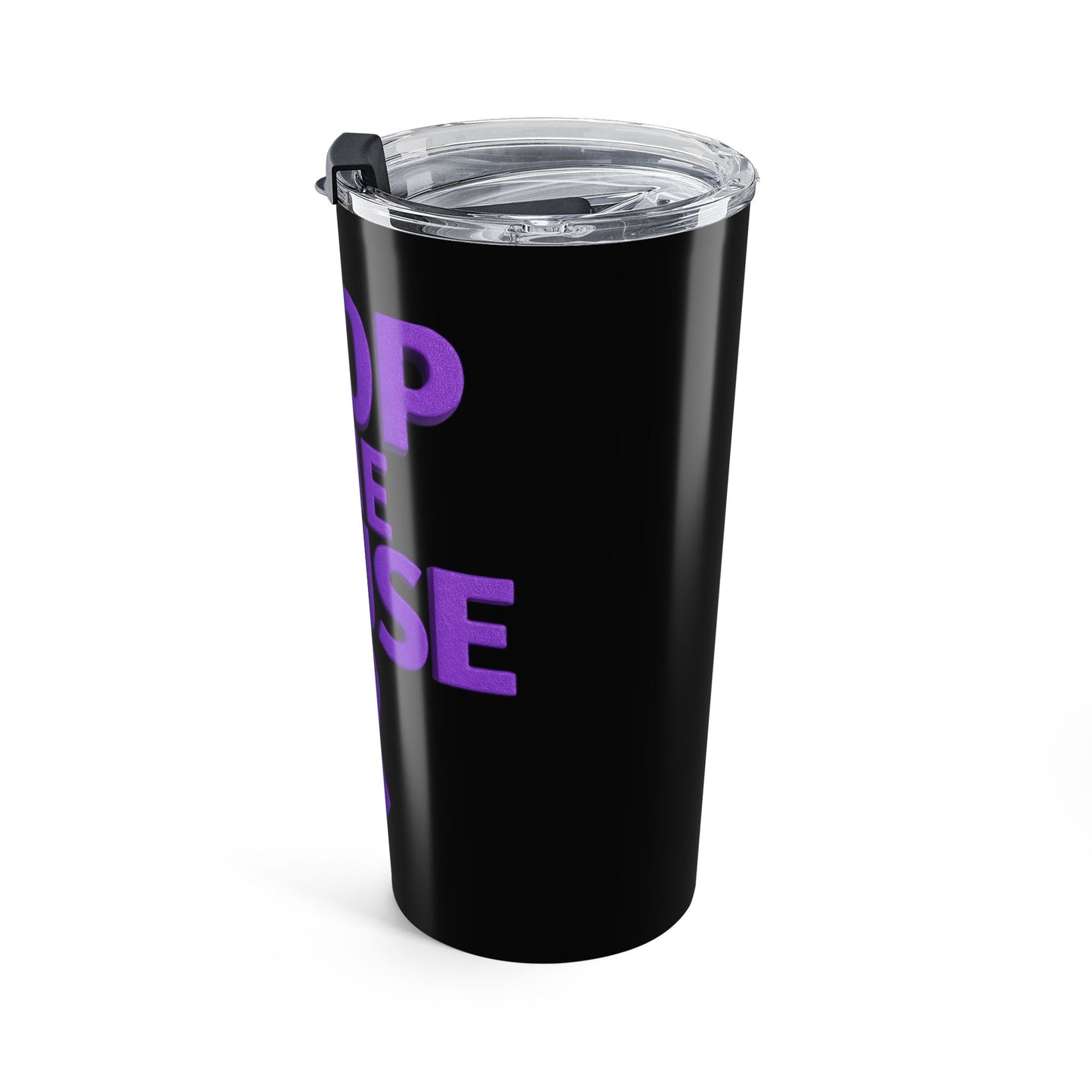 Stop the Abuse - Domestic Violence Awareness Tumbler 20oz
