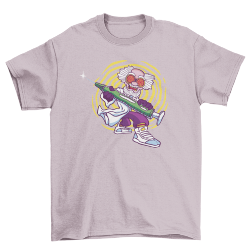 Cool mad scientist t-shirt
