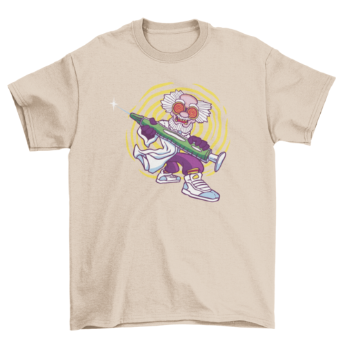 Cool mad scientist t-shirt