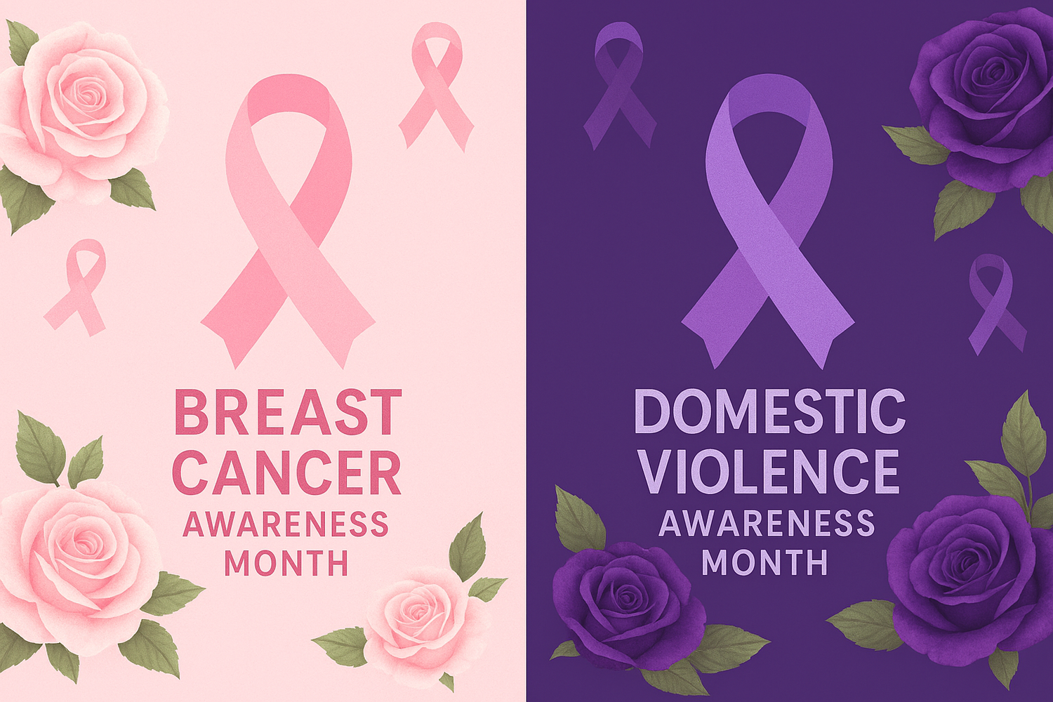 SHOP BREAST CANCER/DOMESTIC VIOLENCE AWARENESS