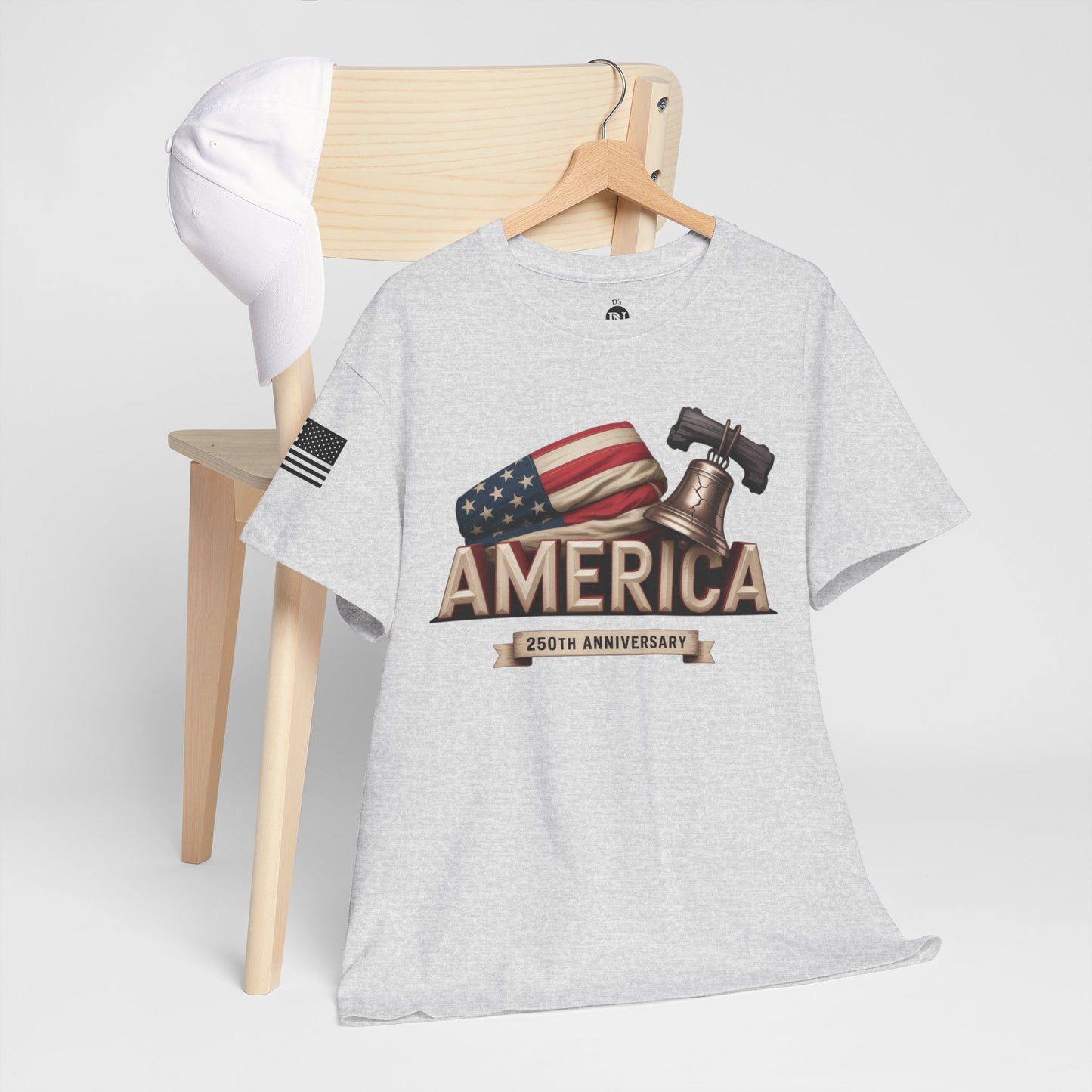 America Built. America Strong. USA 250th Anniversary Unisex Tee