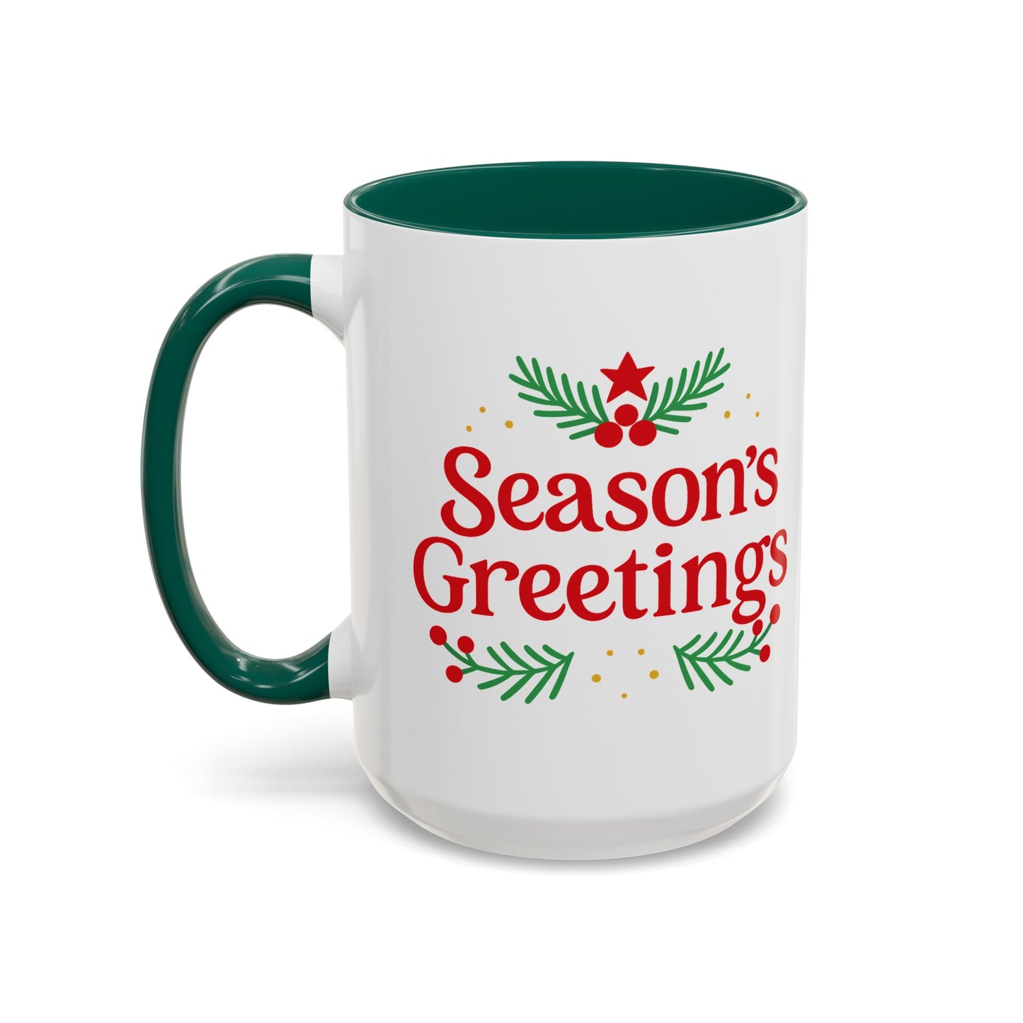 "Season's Greetings" Accent Mug
