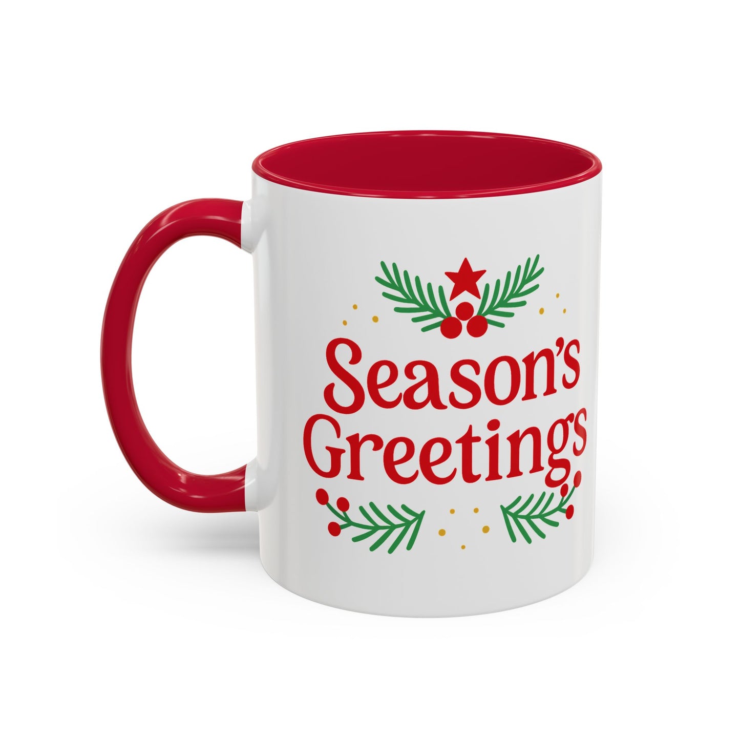 "Season's Greetings" Accent Mug