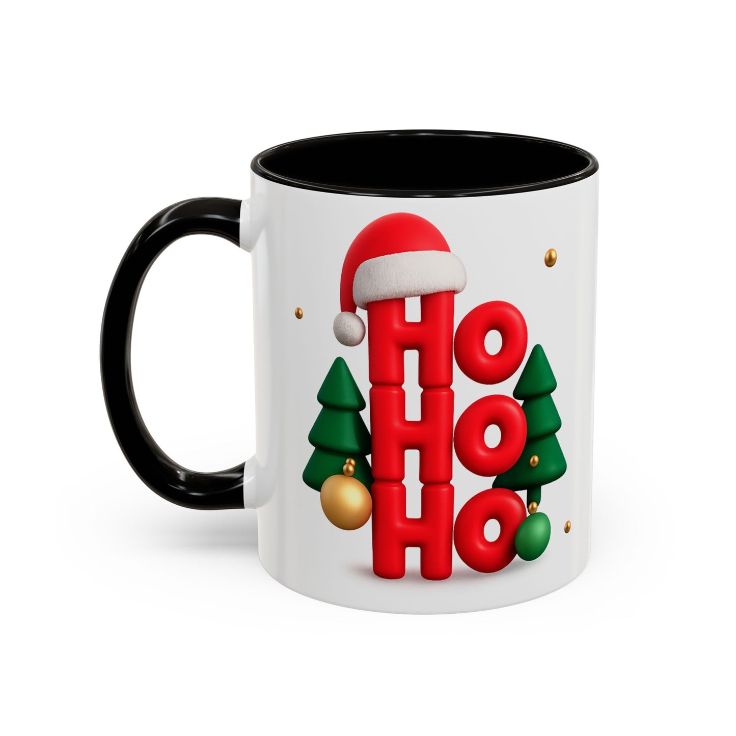 "Ho Ho Ho" Accent Mug