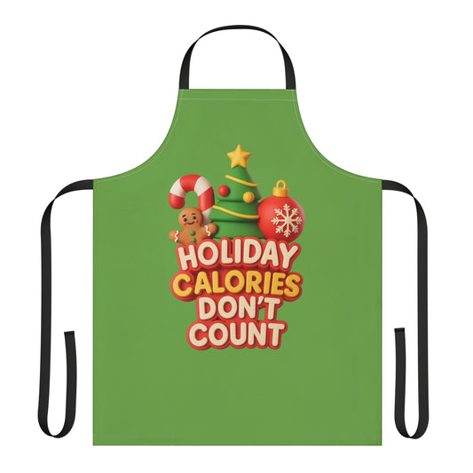 "Holiday Calories Don't Count" Holiday Apron