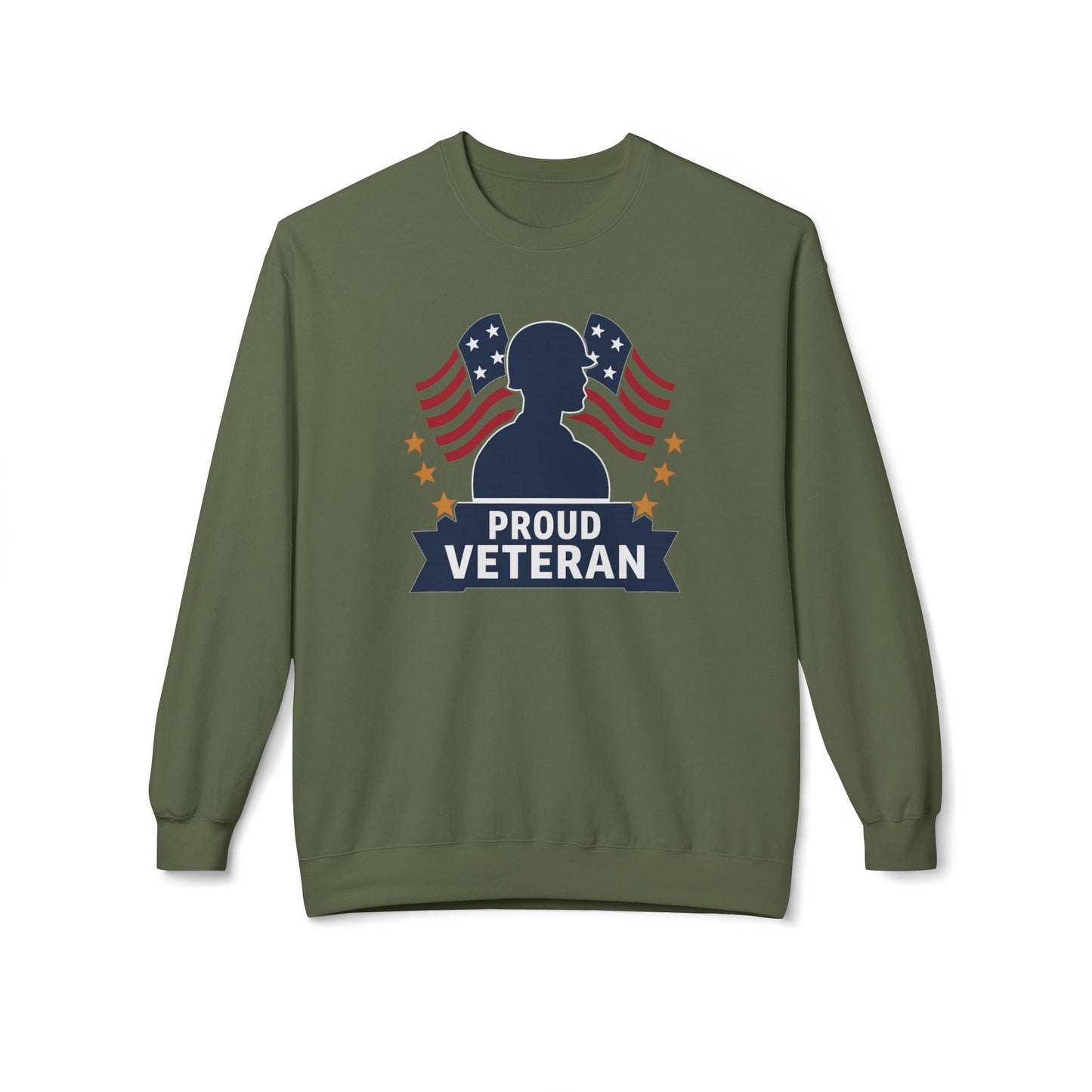 Proud Vet Unisex Fleece Crewneck Sweatshirt