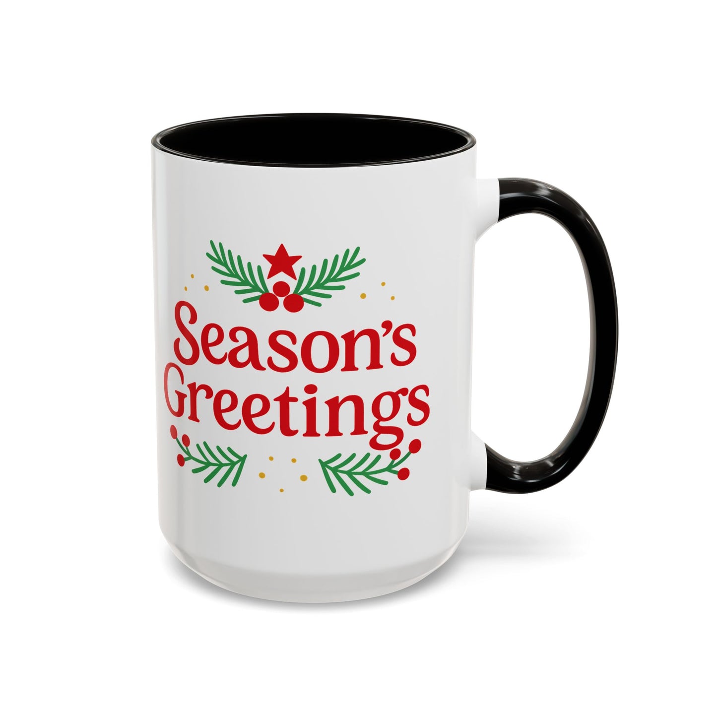 "Season's Greetings" Accent Mug