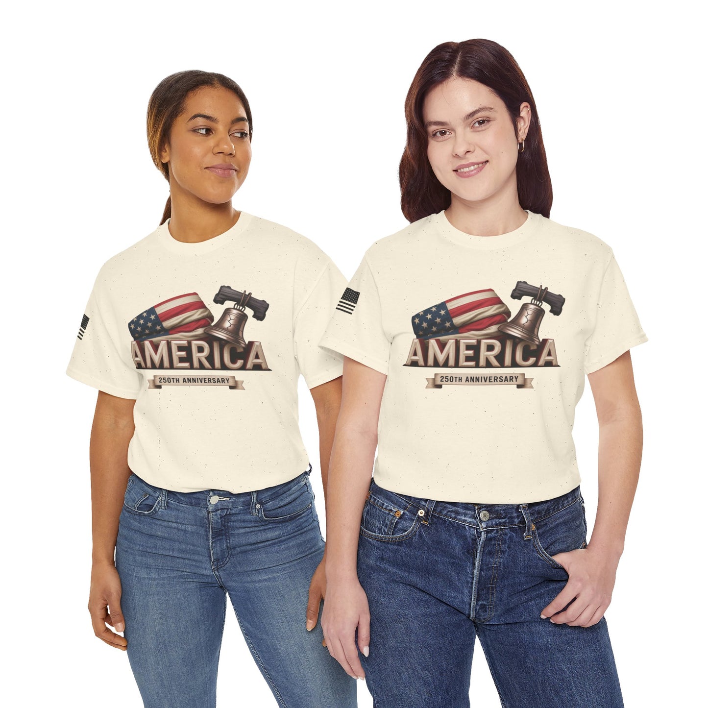 America Built. America Strong. USA 250th Anniversary Unisex Tee