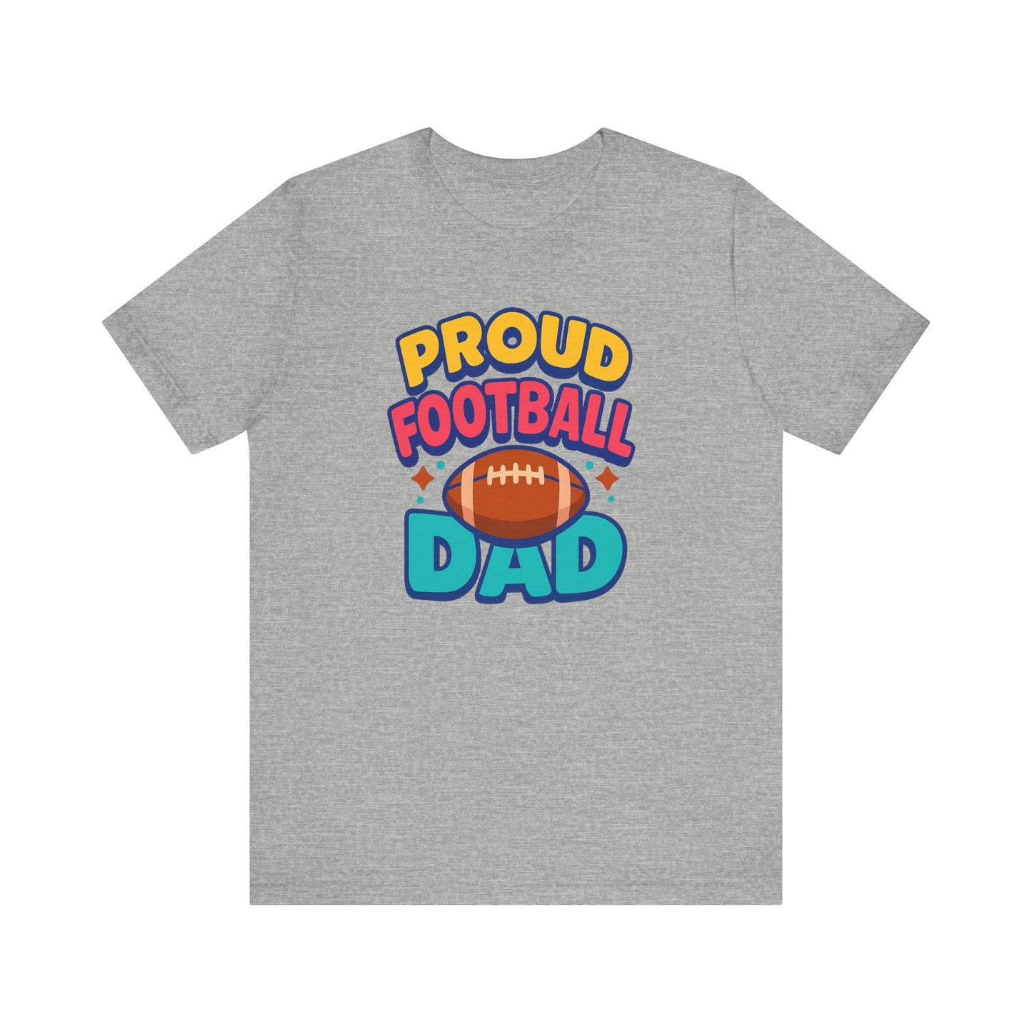 "Proud Football Dad" Short Sleeve Tee