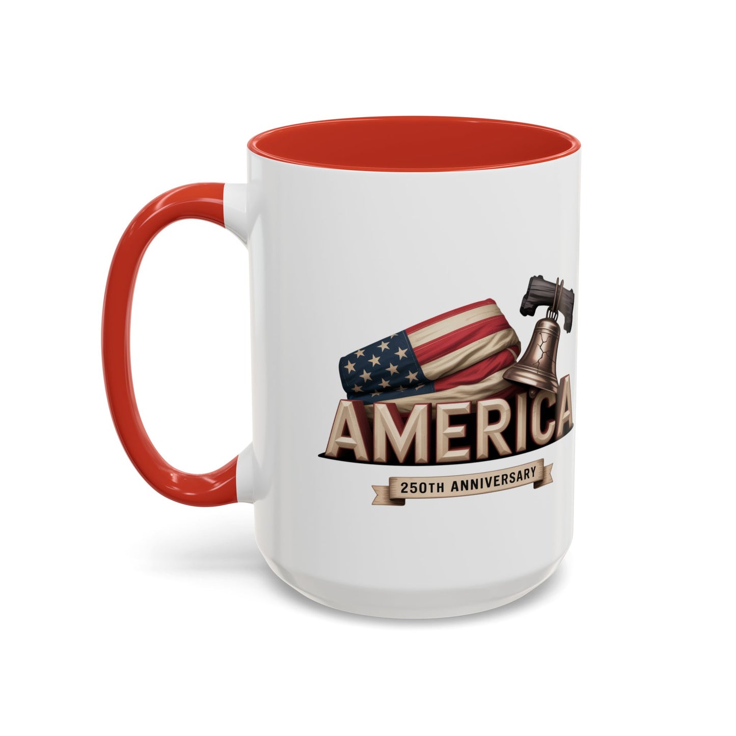 America Built 250th Anniversary Coffee Mug | Patriotic USA Pride Mug – 11oz & 15oz
