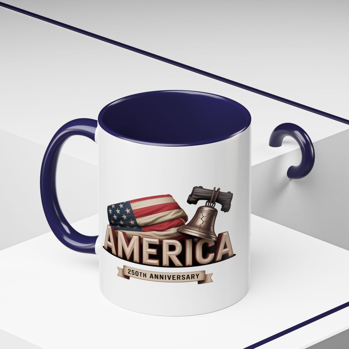 America Built 250th Anniversary Coffee Mug | Patriotic USA Pride Mug – 11oz & 15oz