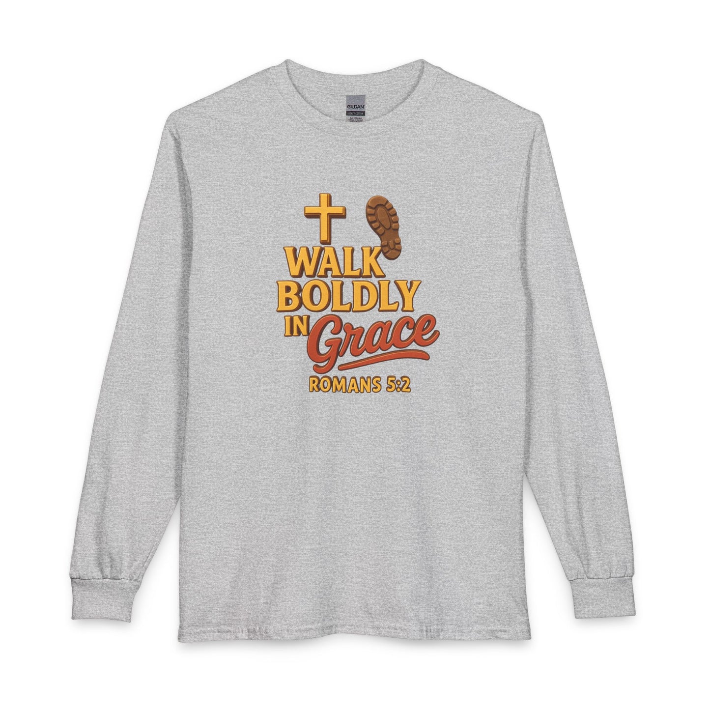"Walking Boldly in Grace" Unisex Long Sleeve T-Shirt