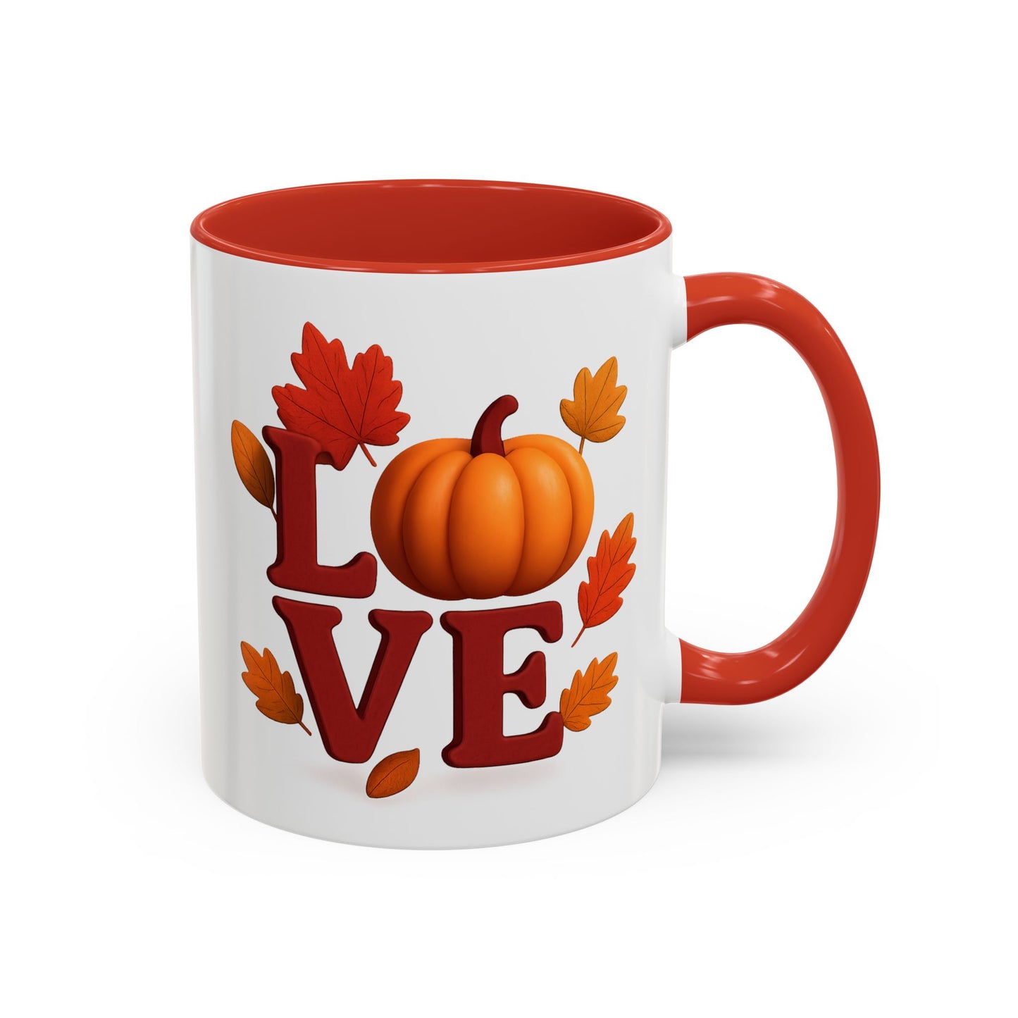 "Love" Fall Accent Coffee Mug