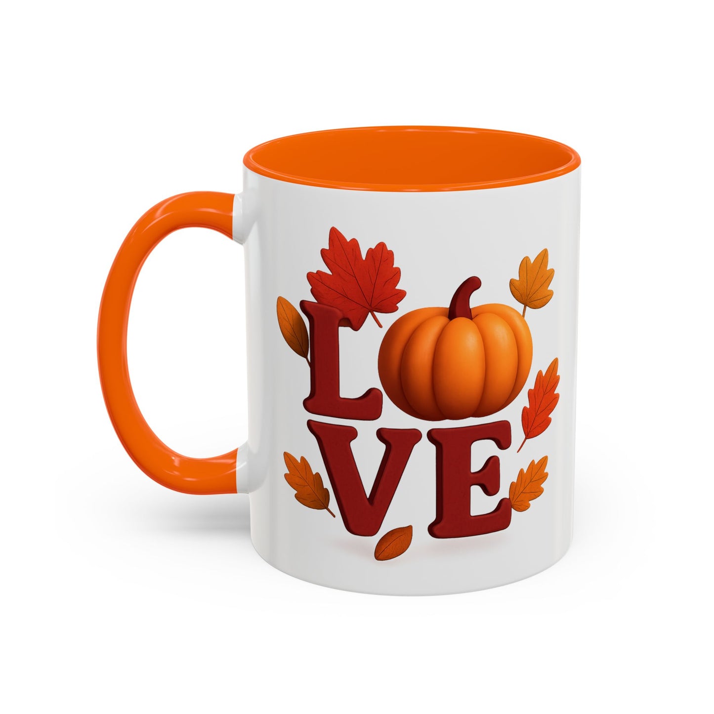 "Love" Fall Accent Coffee Mug