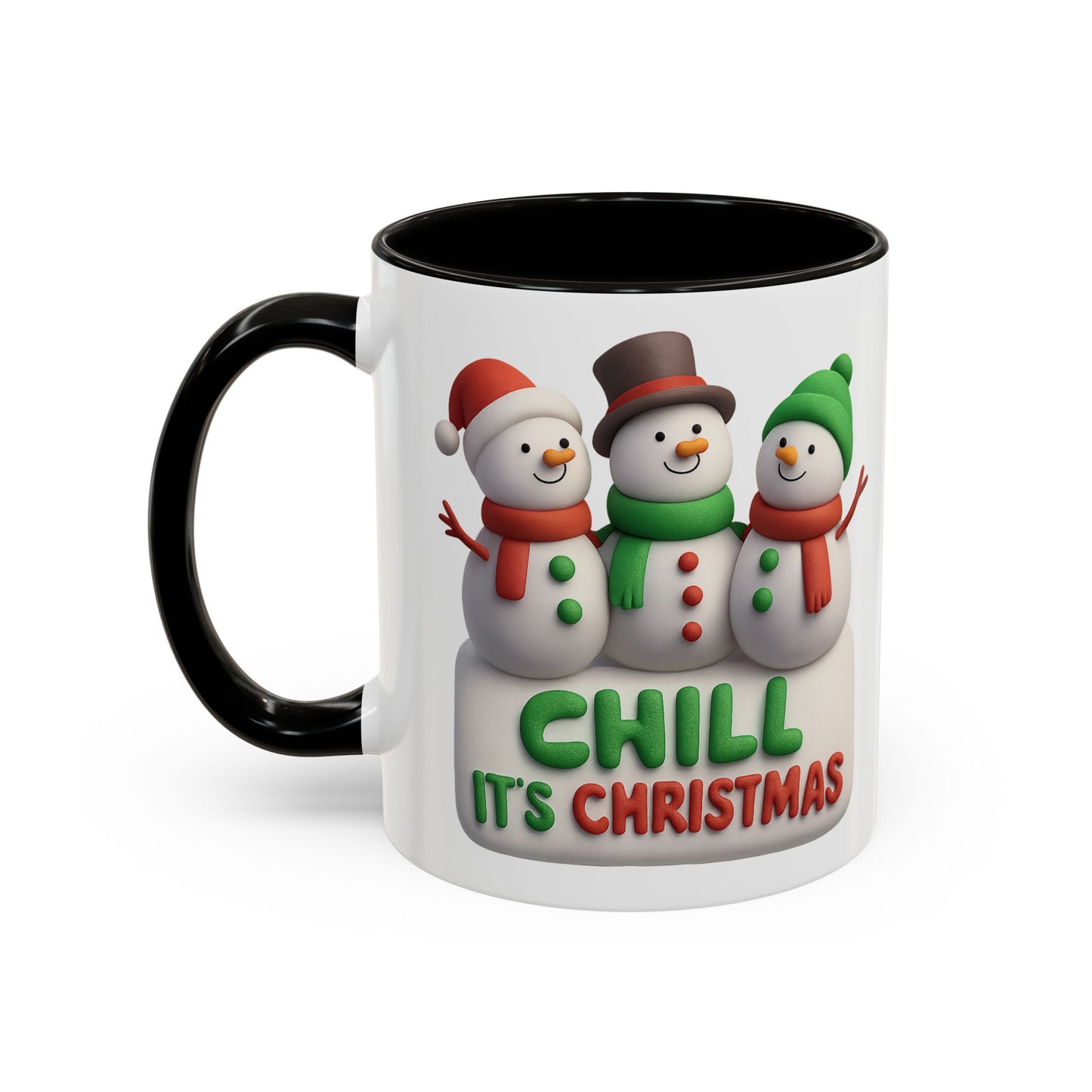 "Chill It's Christmas" Accent Mug