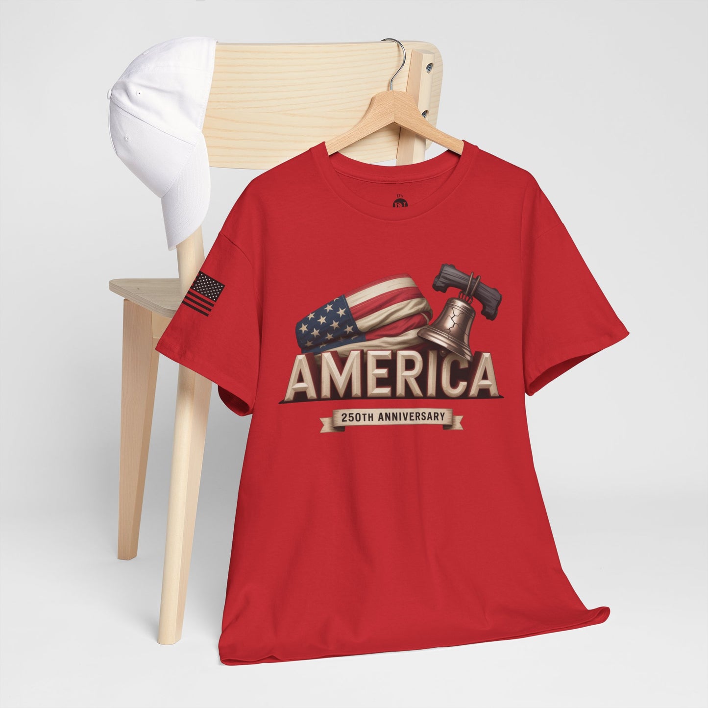 America Built. America Strong. USA 250th Anniversary Unisex Tee