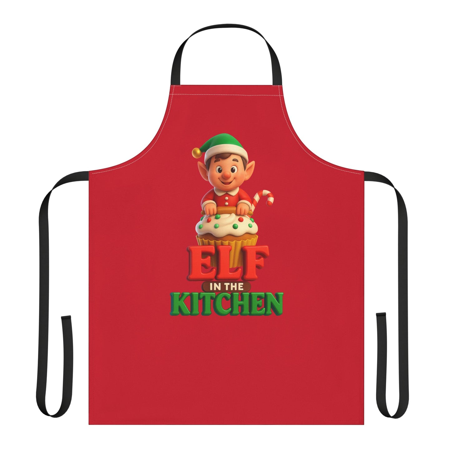 "Elf In The Kitchen" Holiday Apron