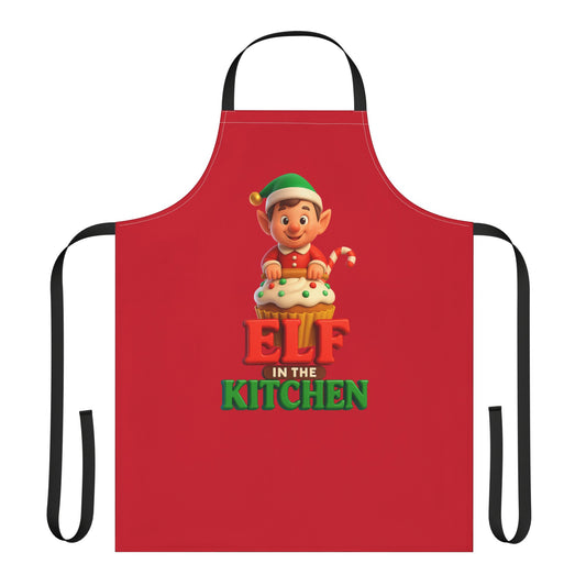 "Elf In The Kitchen" Holiday Apron