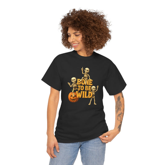 "Bone To Be Wild" Halloween Unisex Tee