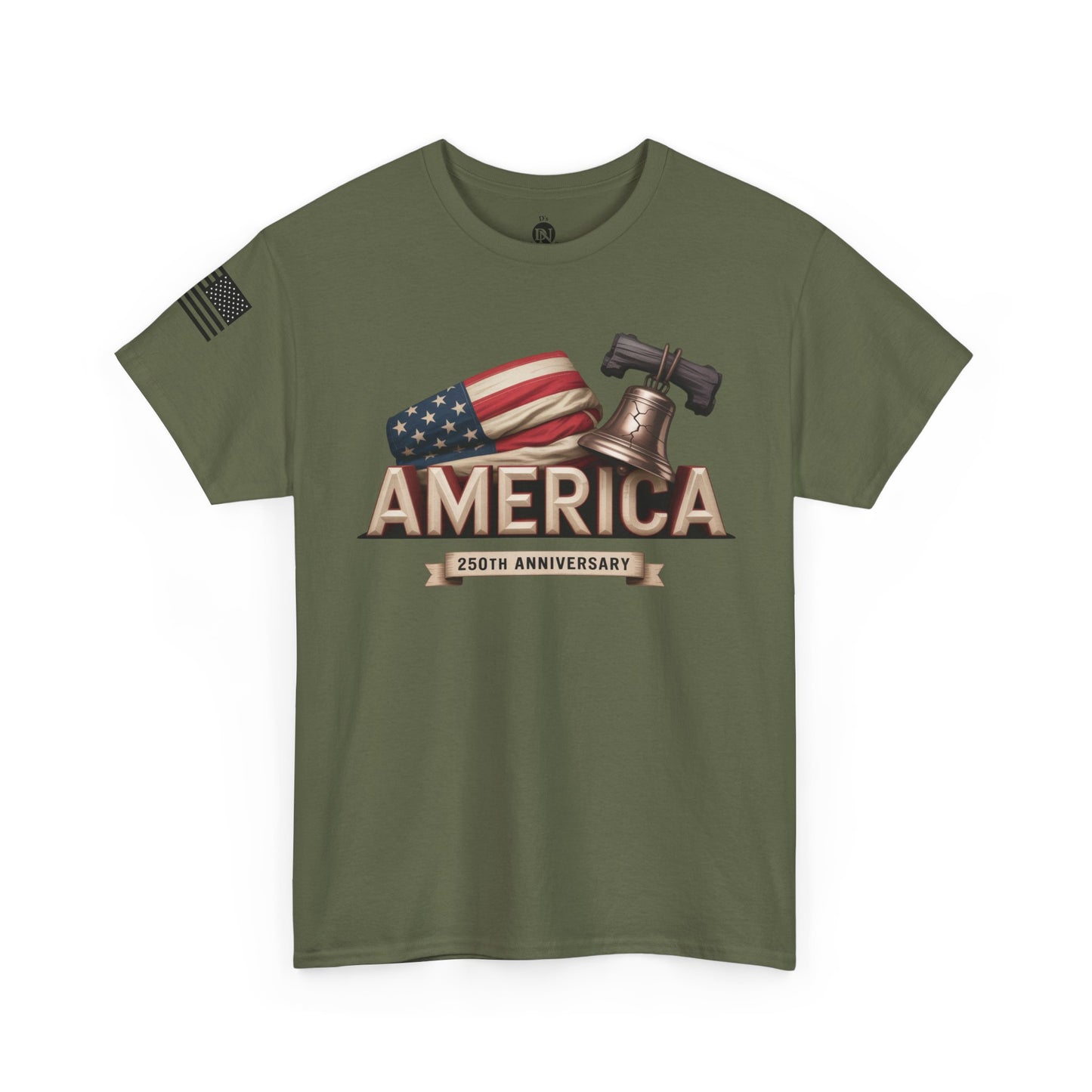 America Built. America Strong. USA 250th Anniversary Unisex Tee