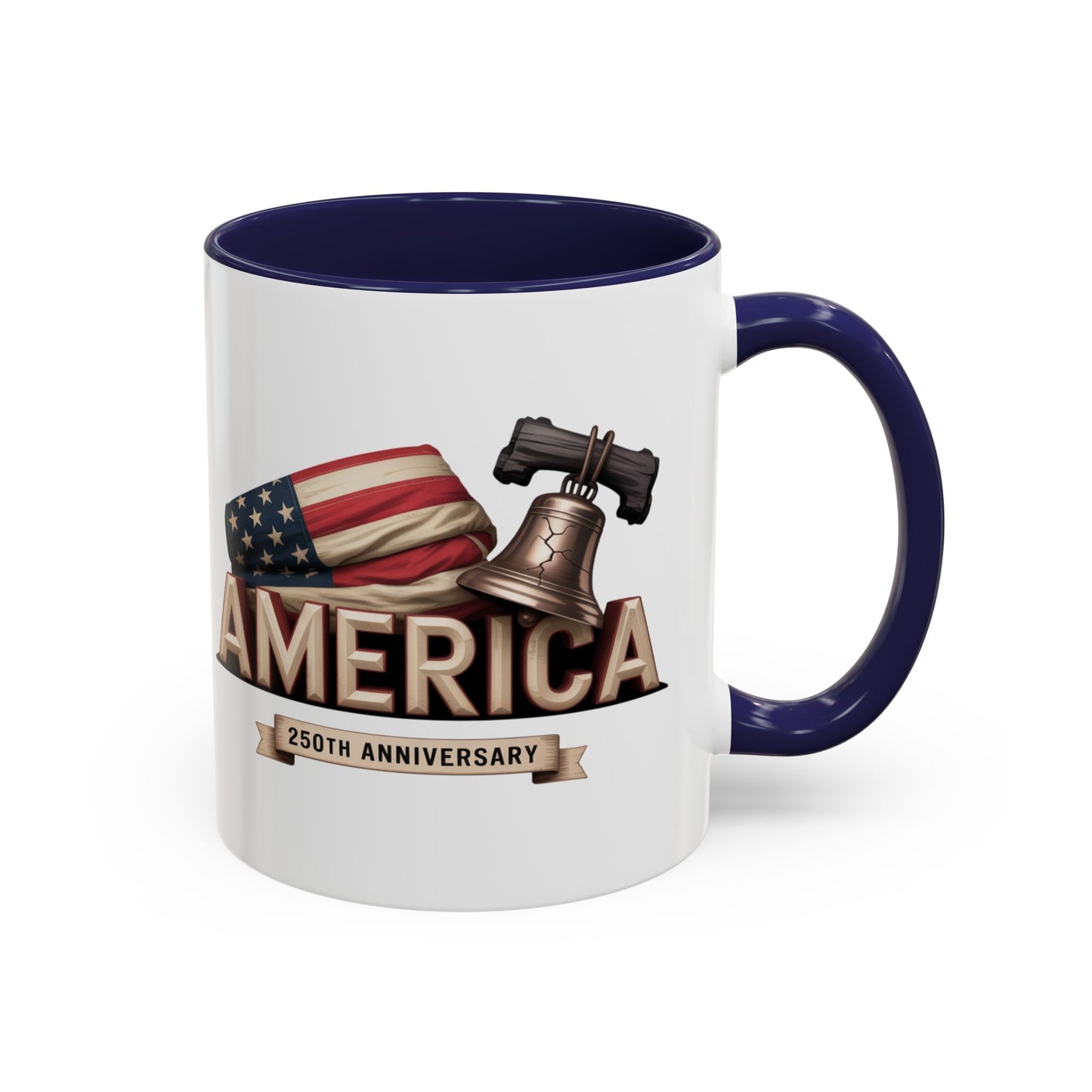 America Built 250th Anniversary Coffee Mug | Patriotic USA Pride Mug – 11oz & 15oz