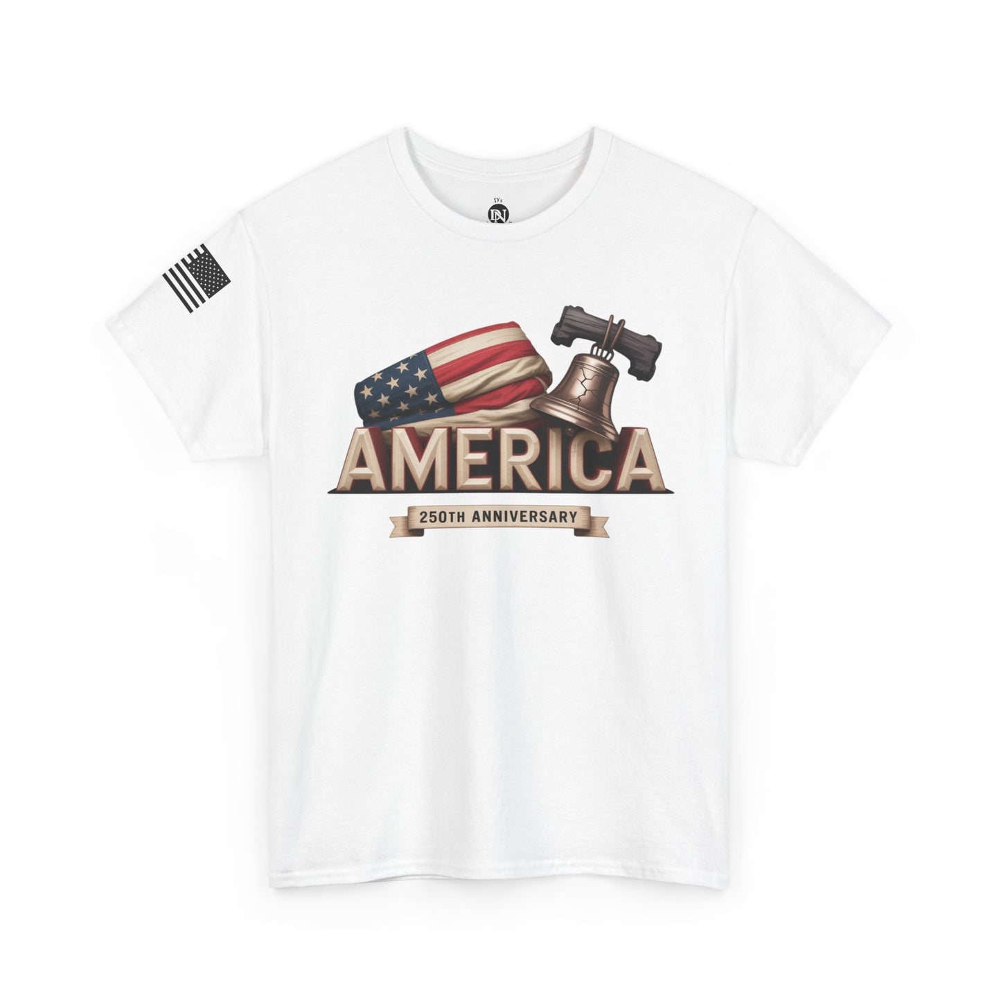 America Built. America Strong. USA 250th Anniversary Unisex Tee