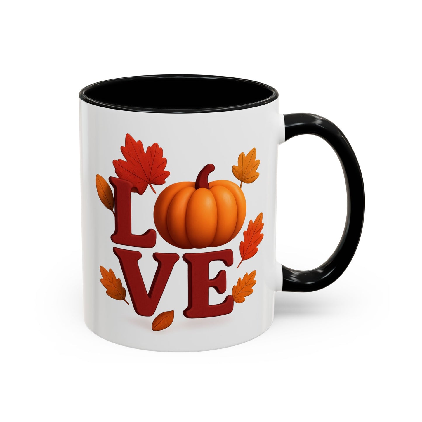 "Love" Fall Accent Coffee Mug