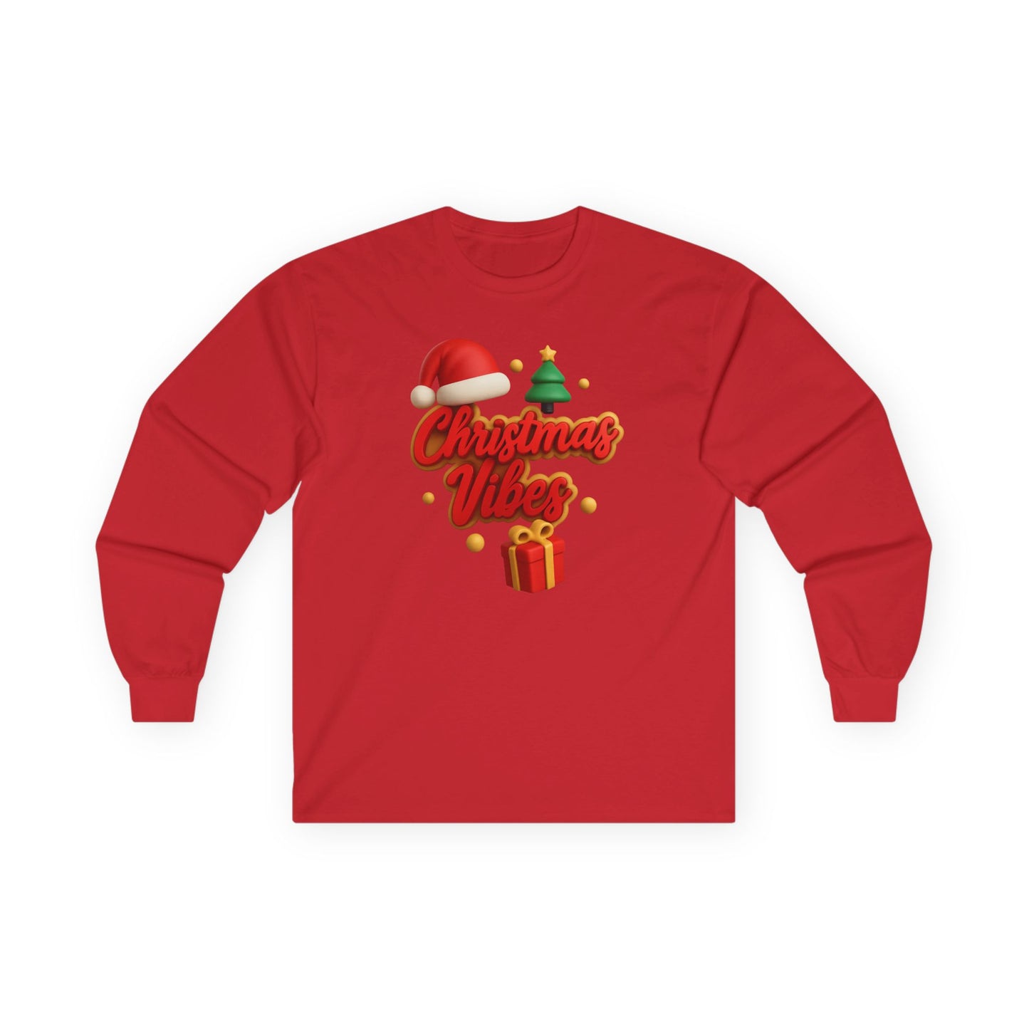 "Christmas Vibes" Unisex Long Sleeve Tee